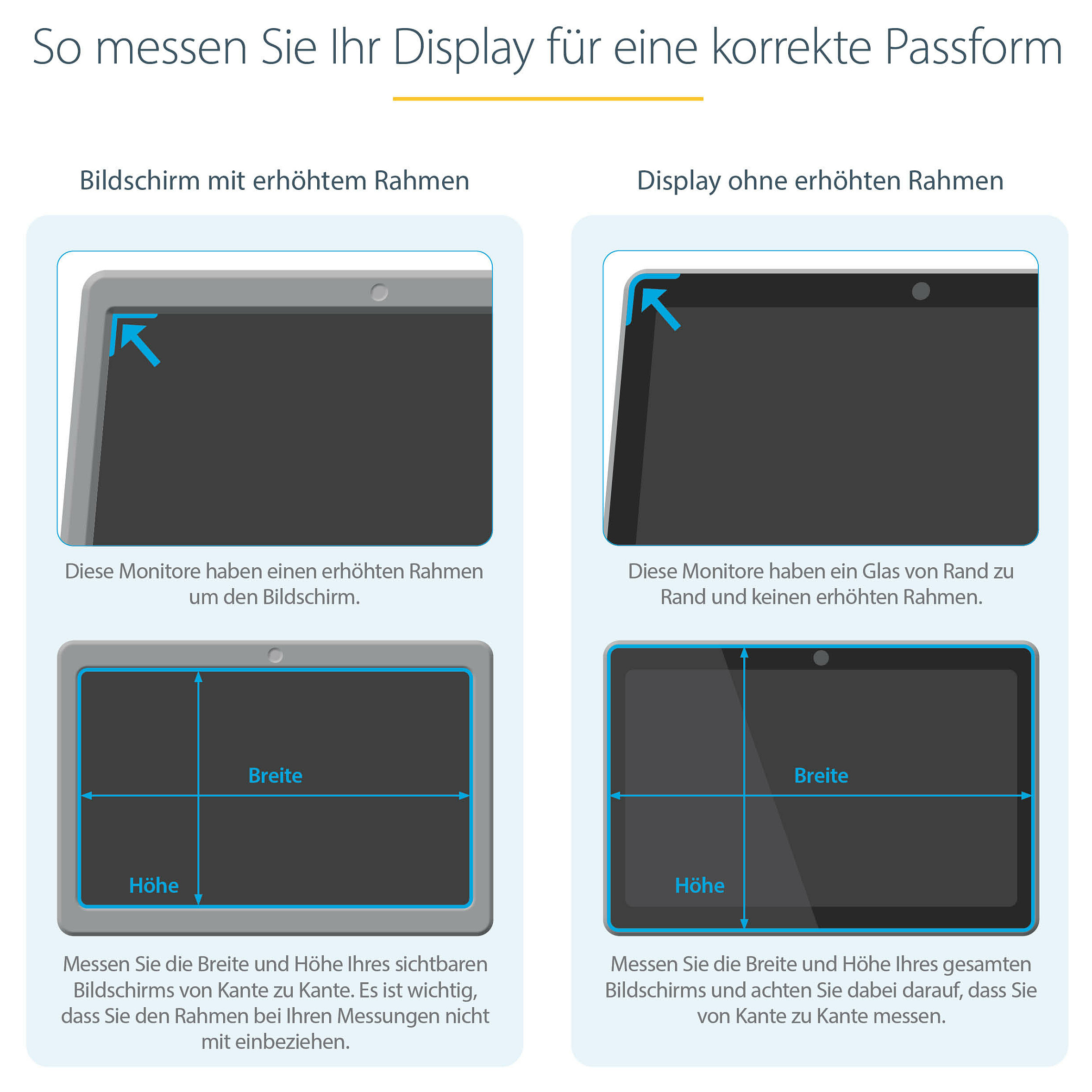 Zaštita privatnosti zaslona monitora STARTECH.COM (za PC zaslon od 24 inča, računalna sigurnosna filter zaslona, smanjuje plavo svjetlo zaslon zaštitnik filma,-8