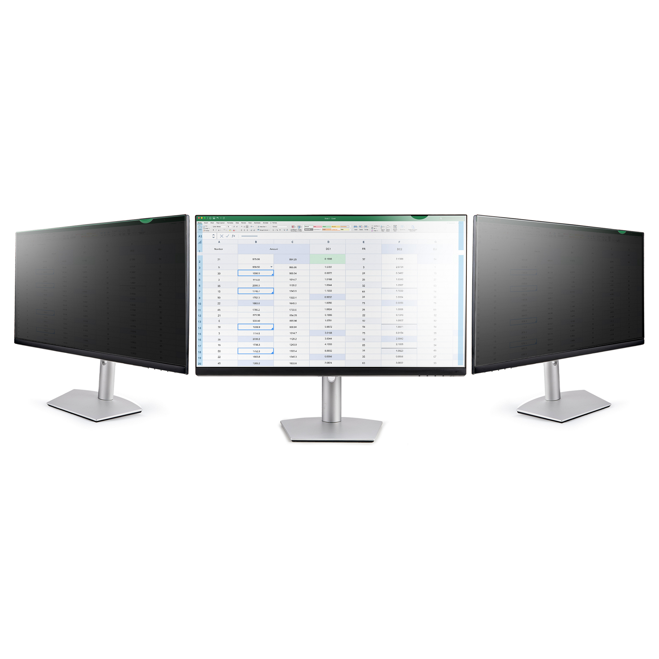 Zaštita privatnosti zaslona monitora STARTECH.COM (za PC zaslon od 24 inča, računalna sigurnosna filter zaslona, smanjuje plavo svjetlo zaslon zaštitnik filma,-16