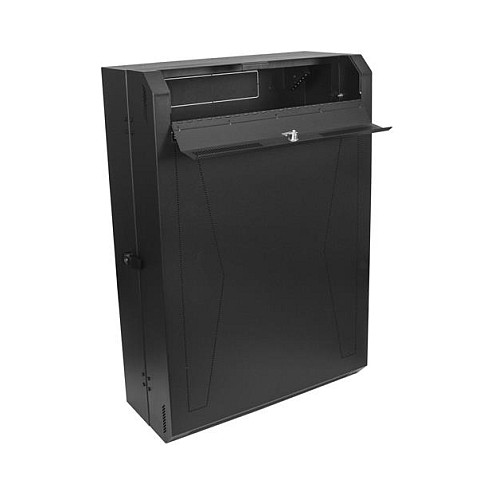 StarTech.com 6U Wall Mount Network Cabinet - Vertical Wall Mount Patch Panel Rack - 30" Server Room Cabinet (RK630WALVS) - rack enclosure cabinet - 6U-8