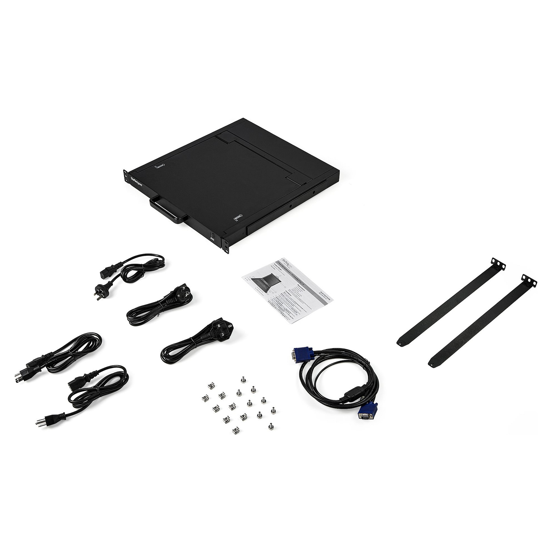 KVM Konzola STARTECH RKCONS1701 (17" LCD, 1U Rackmount, 1280x1024, VGA)-12