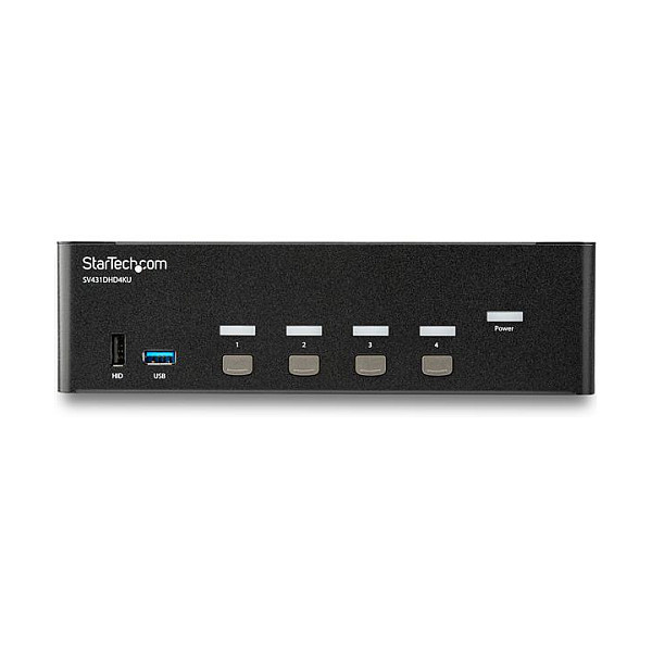 KVM Switch STARTECH.COM SV431DHD4KU (4-portni, HDMI, 4K 30Hz, USB 3.0 Hub, Audio)-8