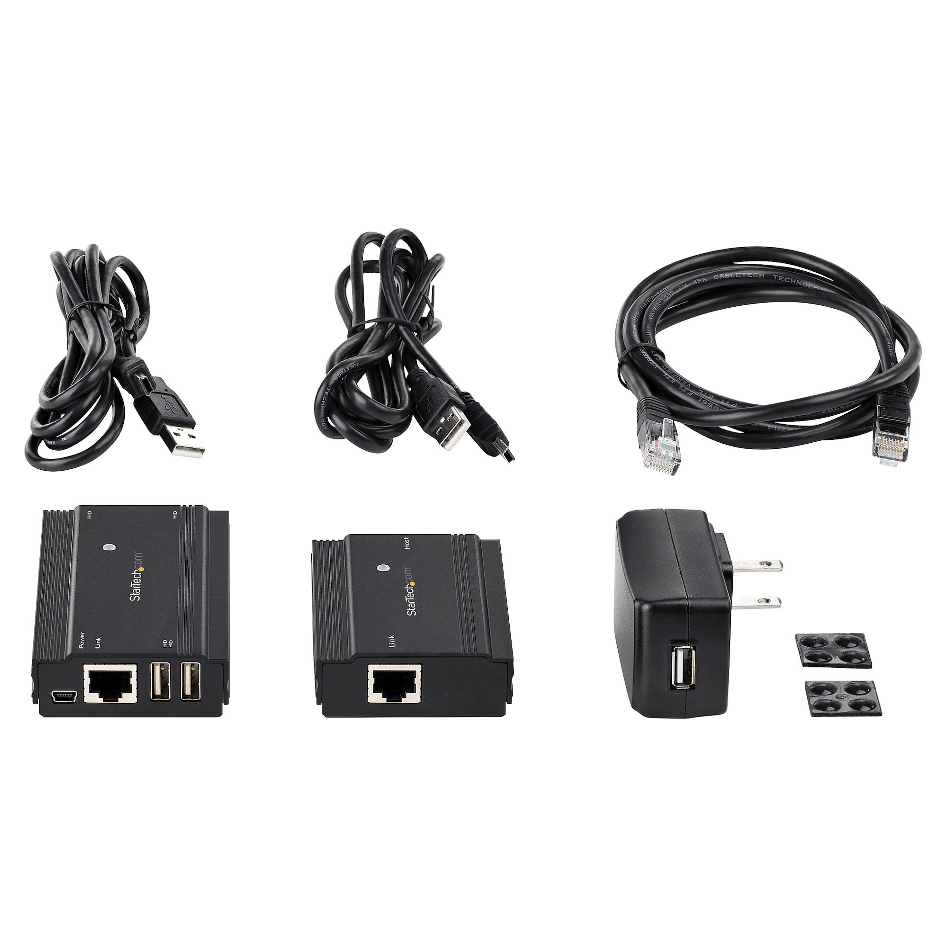 USB Extender STARTECH.COM 4 Port USB 2.0 Hub (do 100m, preko cat5e/cat6, rj45, 480 mbps, metalni)-13
