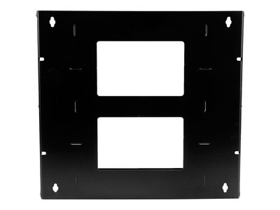StarTech.com 8U Open Frame Wall Mount Network Rack w/ Built in Shelf - 2-Post Adjustable Depth (12" to 18") Equipment Rack - 75.2lbs (WALLSHELF8U) - rack (wall mount) - 8U-3