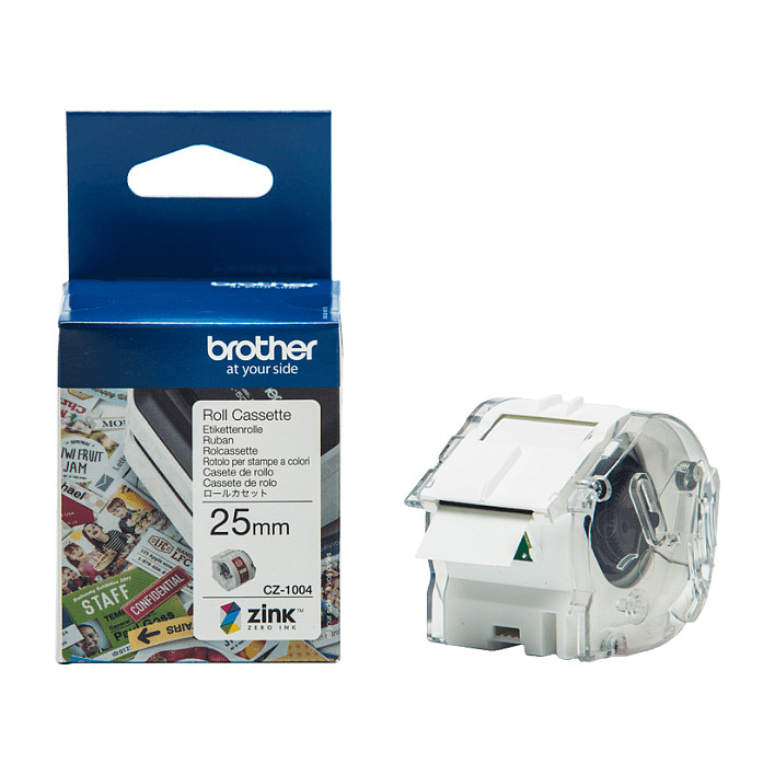 Rola s trakom za naljepnice BROTHER CZ-1004 (25 mm x 5 m)-5