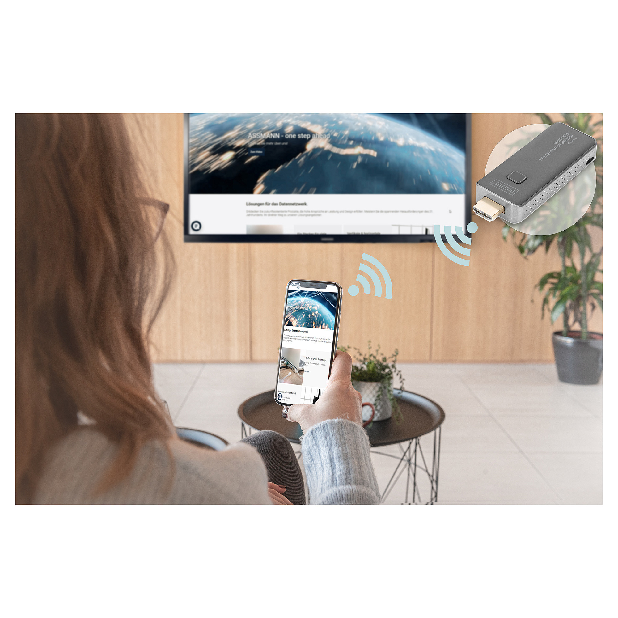 Bežični HDMI ekstender DIGITUS DS-55319 (4K/60Hz, 50m, Wi-Fi 5)-5