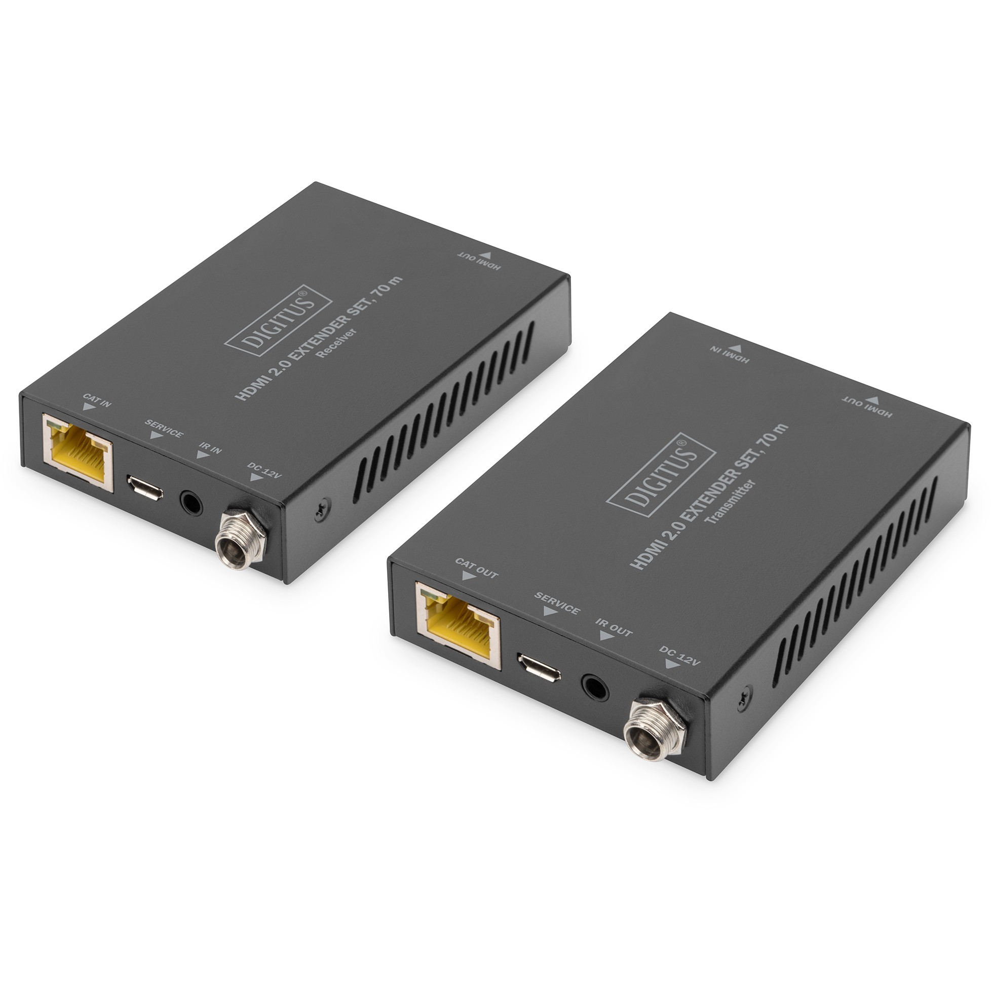 Odašiljač i prijemnik - produživač za video / audio / infracrveno - HDMI -DIGITUS DS-55506-0