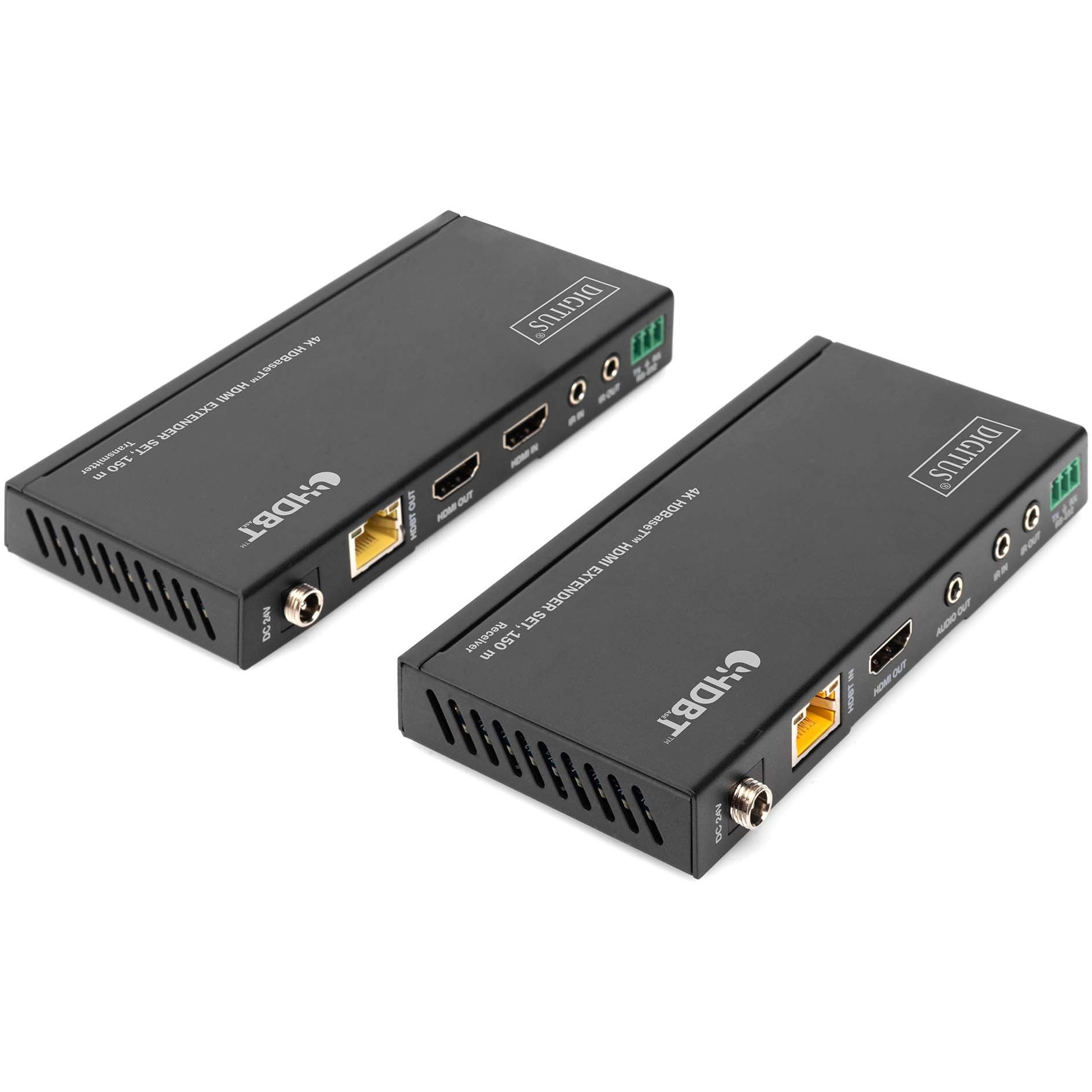 Odašiljač i prijemnik DIGITUS DS-55508 (video/audio/infracrveni/serijski produživač, HDMI, HDBaseT)-0