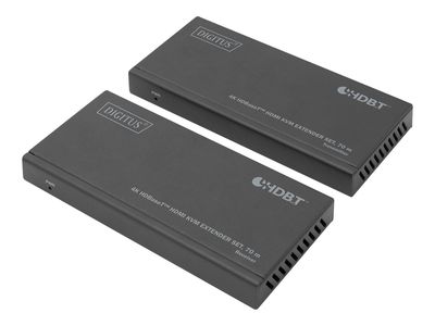 Ekstender za video/audio/infrared/USB DIGITUS DS-55512 (transmiter i prijemnik, HDMI, HDBaseT)-0