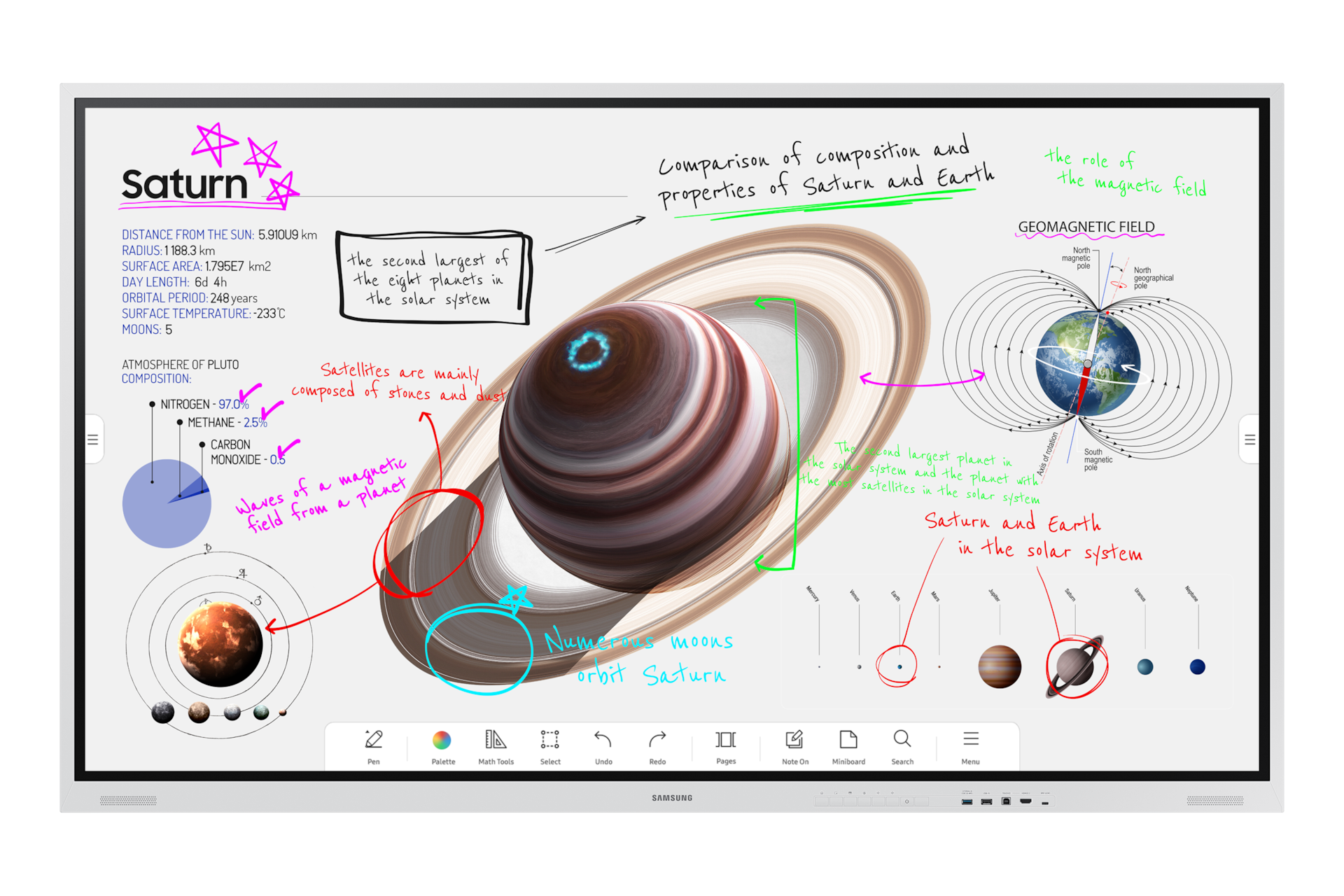 Digitalni flipchart SAMSUNG Flip Pro WM75B (189 cm (75"), 3840 x 2160 4K UHD)-18