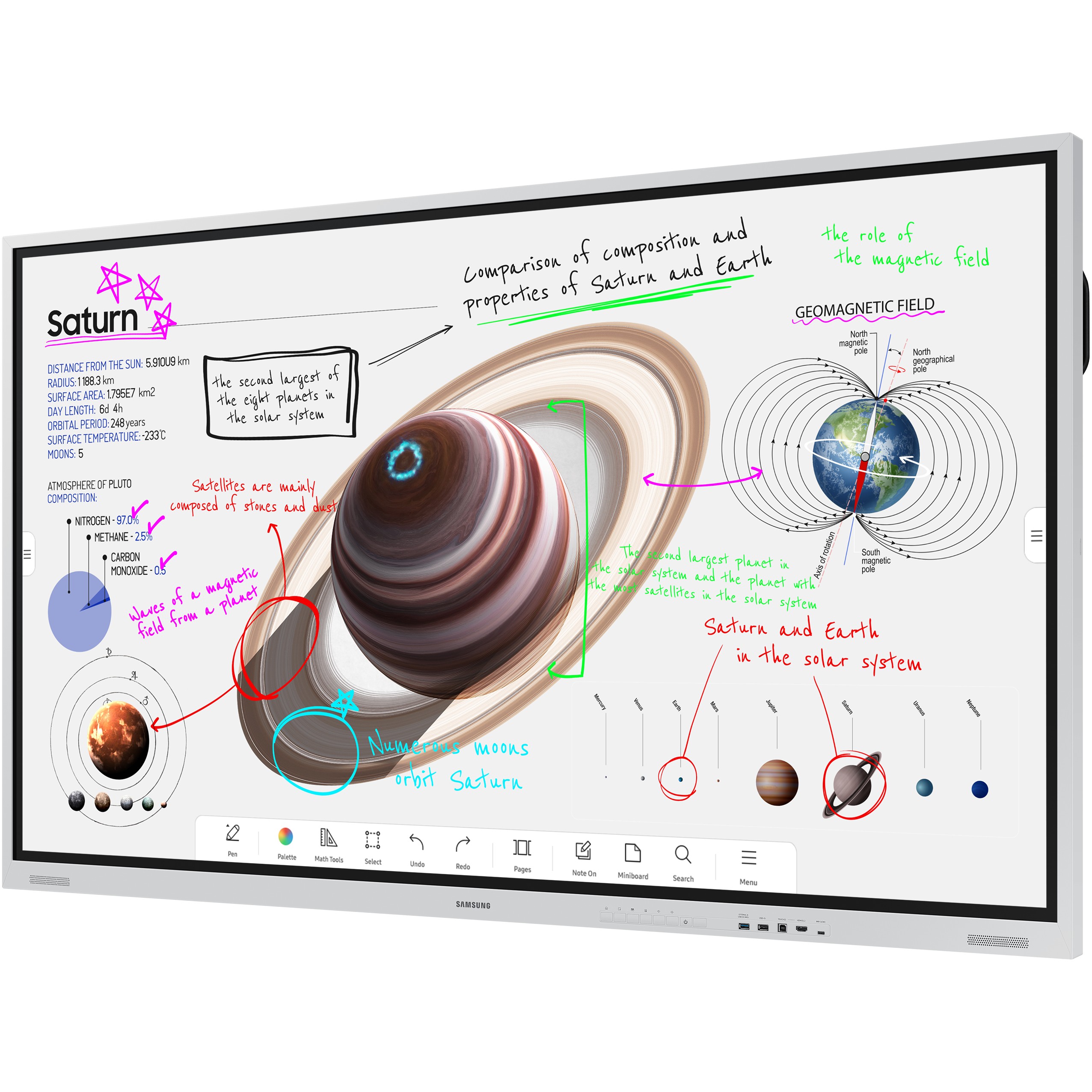 Digitalni flipchart SAMSUNG Flip Pro WM75B (189 cm (75"), 3840 x 2160 4K UHD)-9