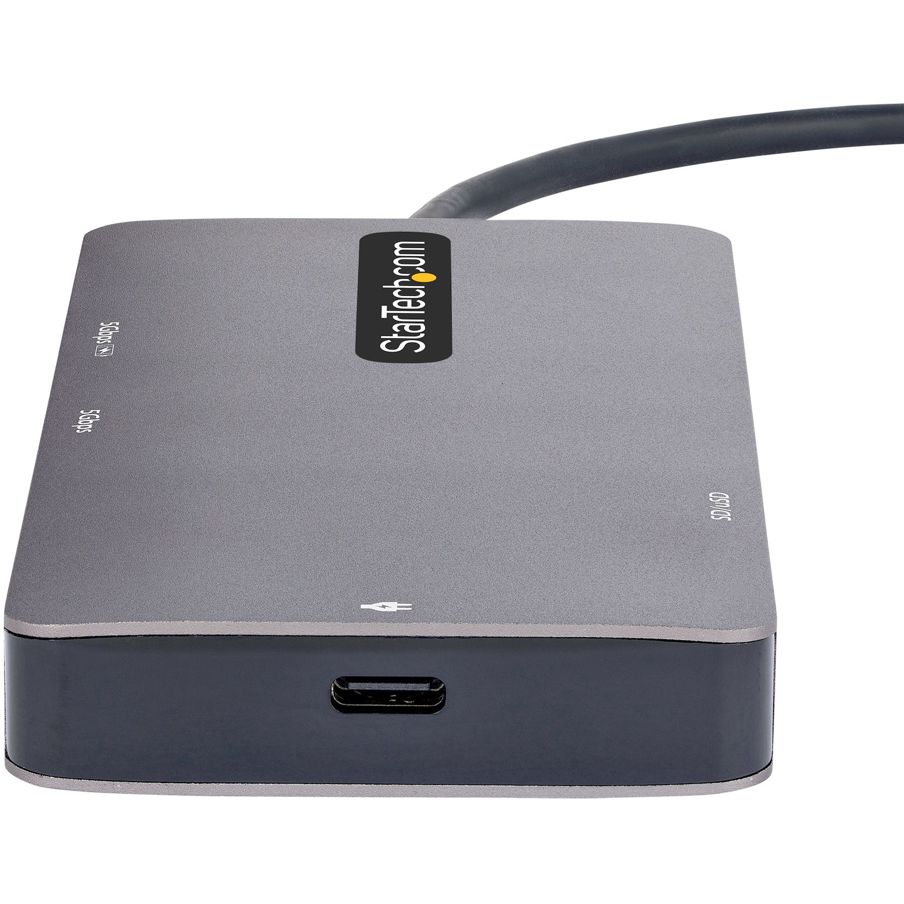 USB C višenamjenski adapter STARTECH.COM (dvostruki HDMI video, 4K 60Hz, 2-portni 5Gbps USB-A hub, 100W napajanje prolaznim punjenjem, GbE, SD/MicroSD)-11