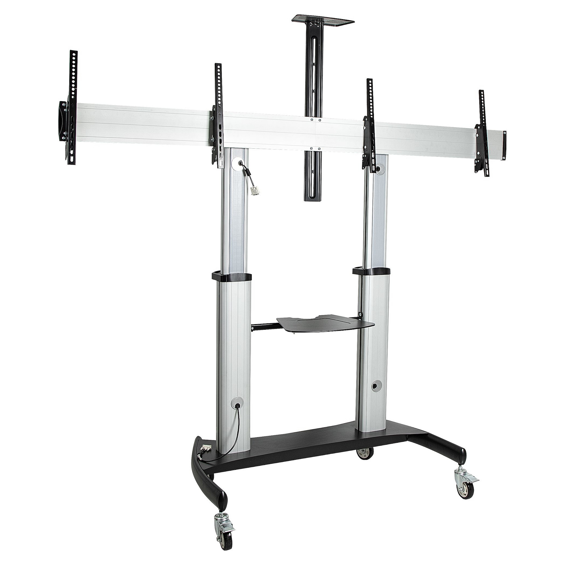 Kolica STARTECH.COM za dva televizora (za 37-60" VESA televizore do 50kg svaki, podesiva visina)-16