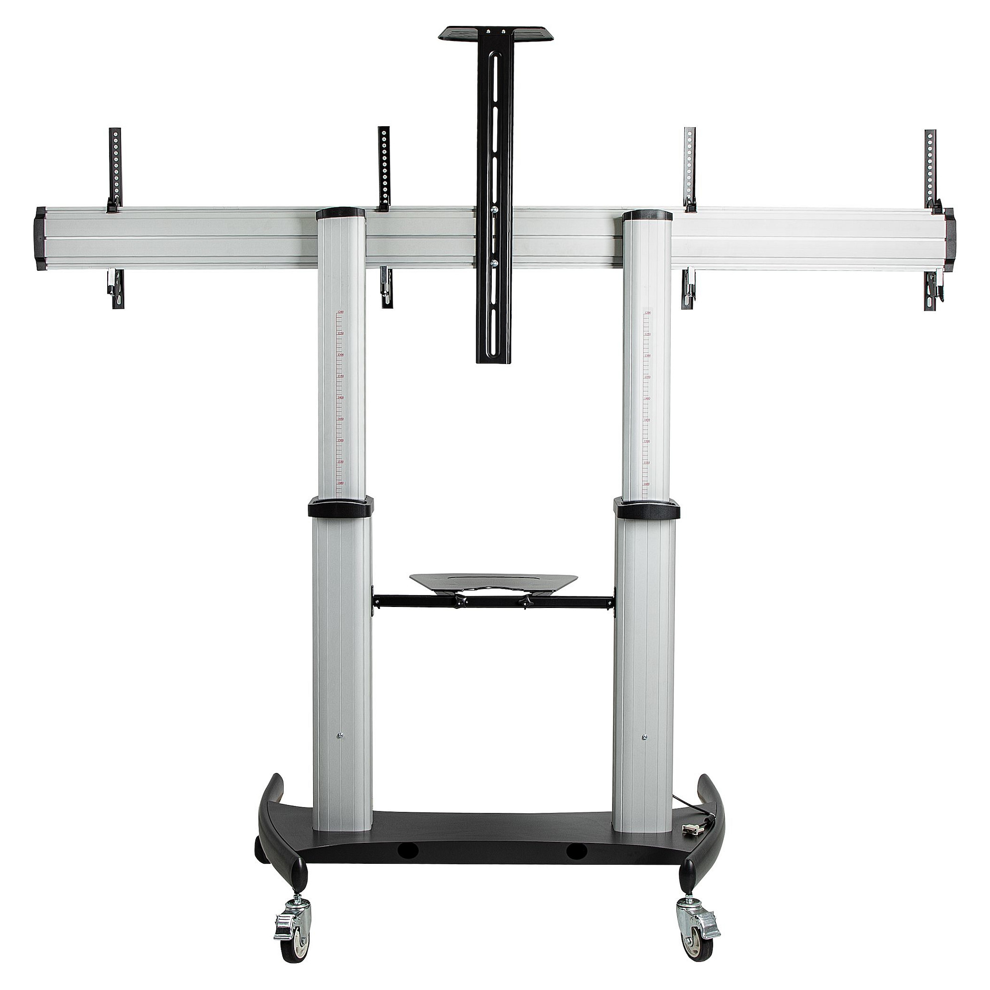Kolica STARTECH.COM za dva televizora (za 37-60" VESA televizore do 50kg svaki, podesiva visina)-17