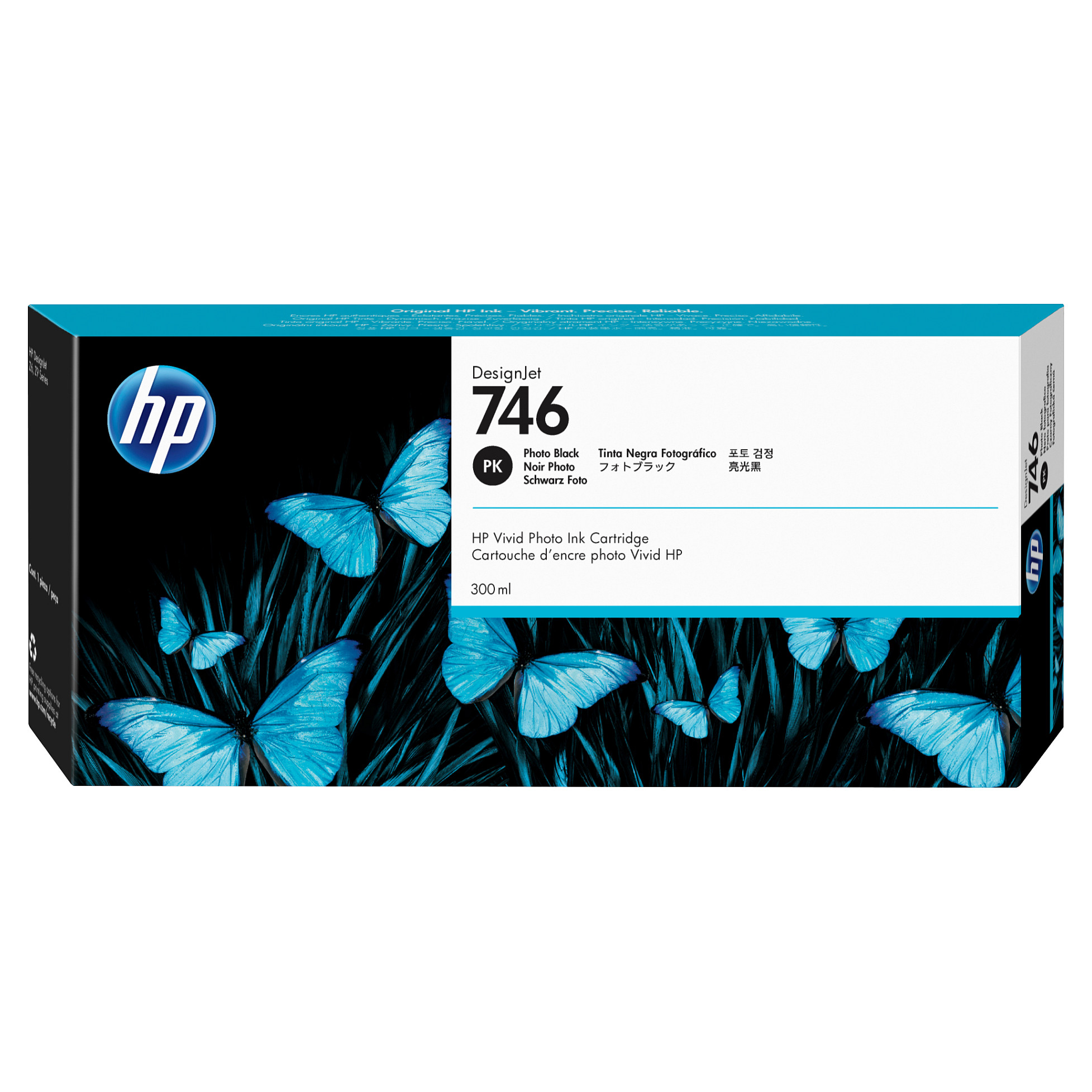 Tinta za ploter HP 746 (original) foto crna-1