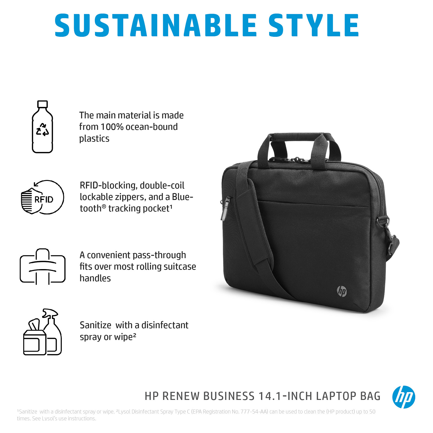 Torba za laptop HP Renew Business 14.1" crna-13