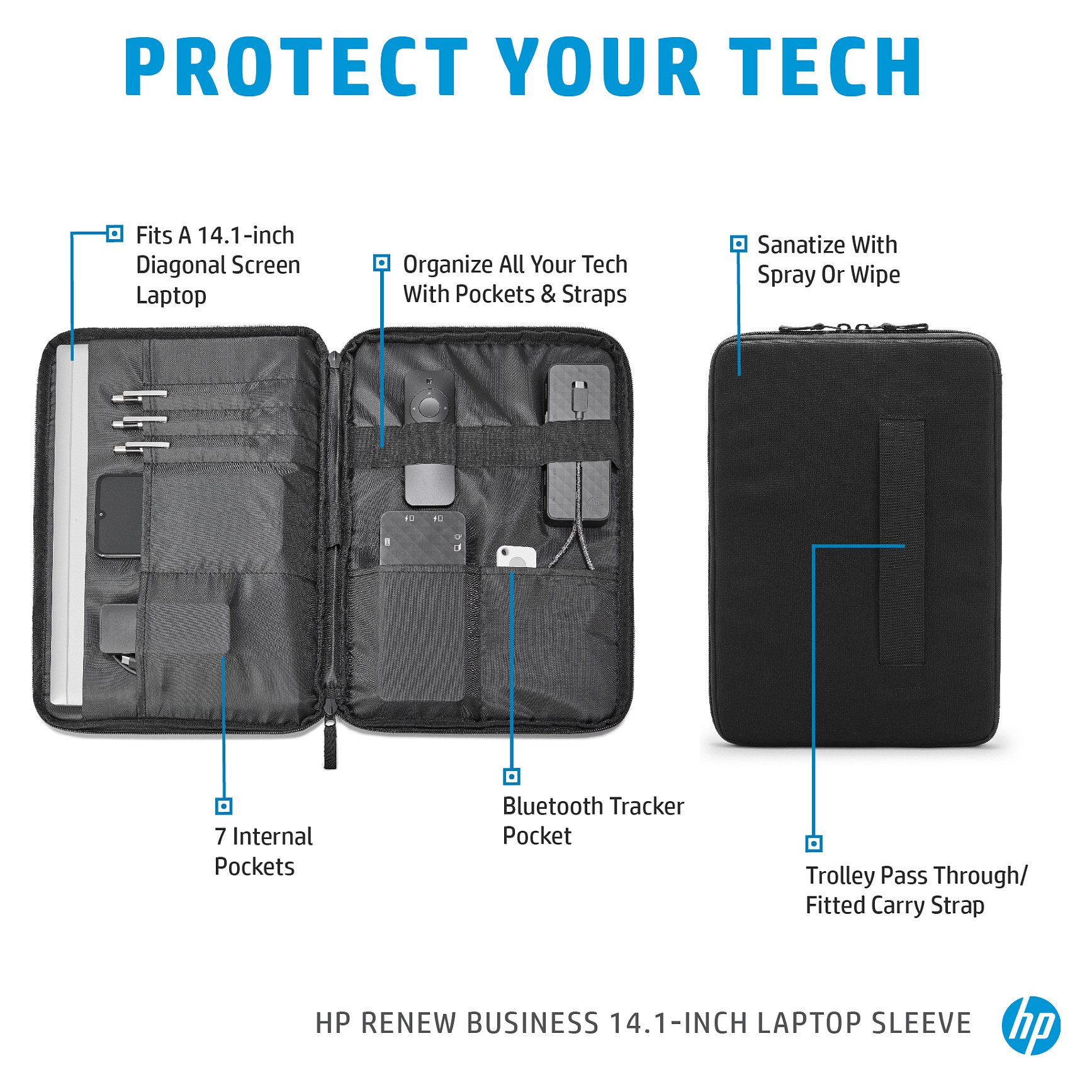 Torba za laptop HP Renew Business 14.1" crna-14
