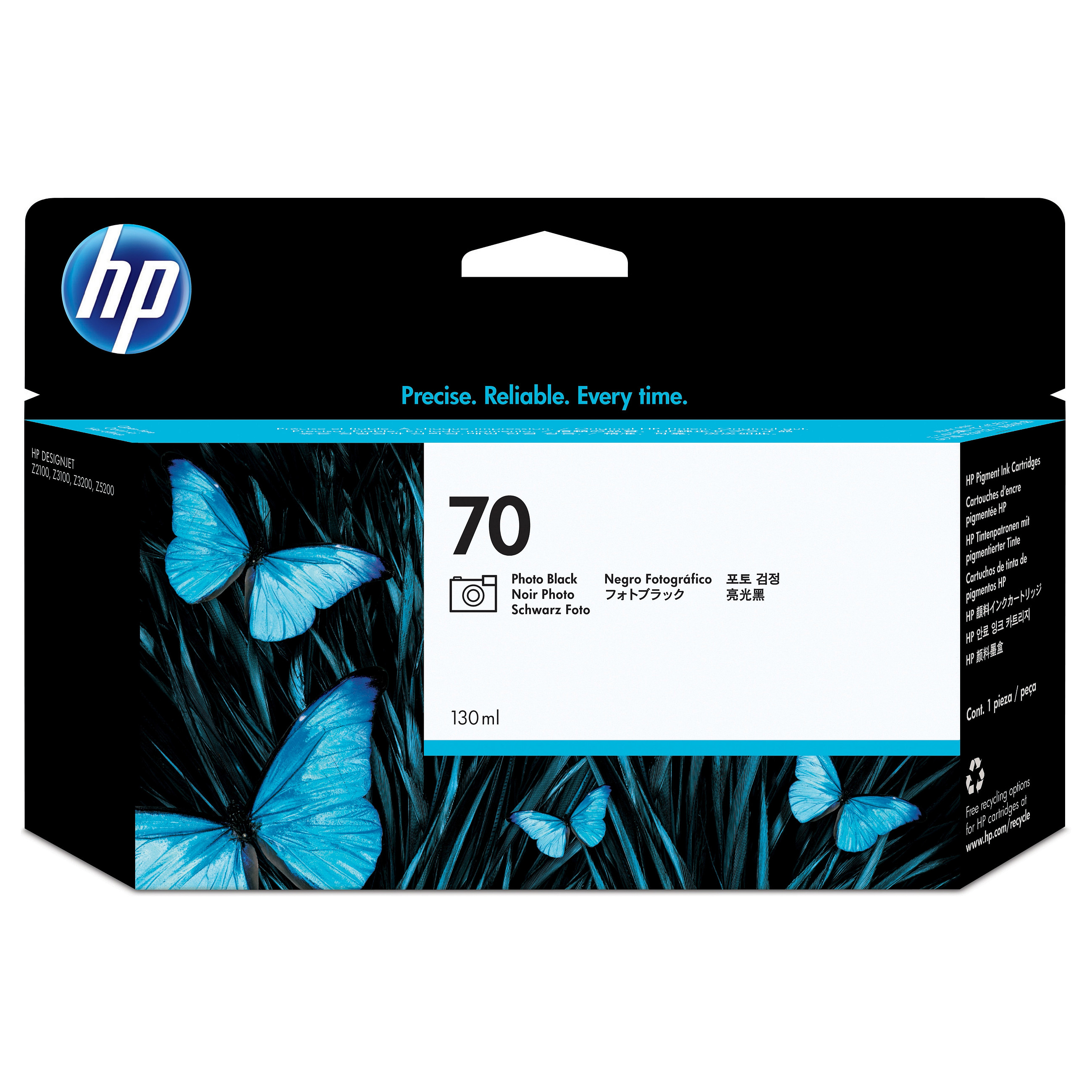 Tinta HP 70 Photo Black (C9449A), 130 ml, original-0