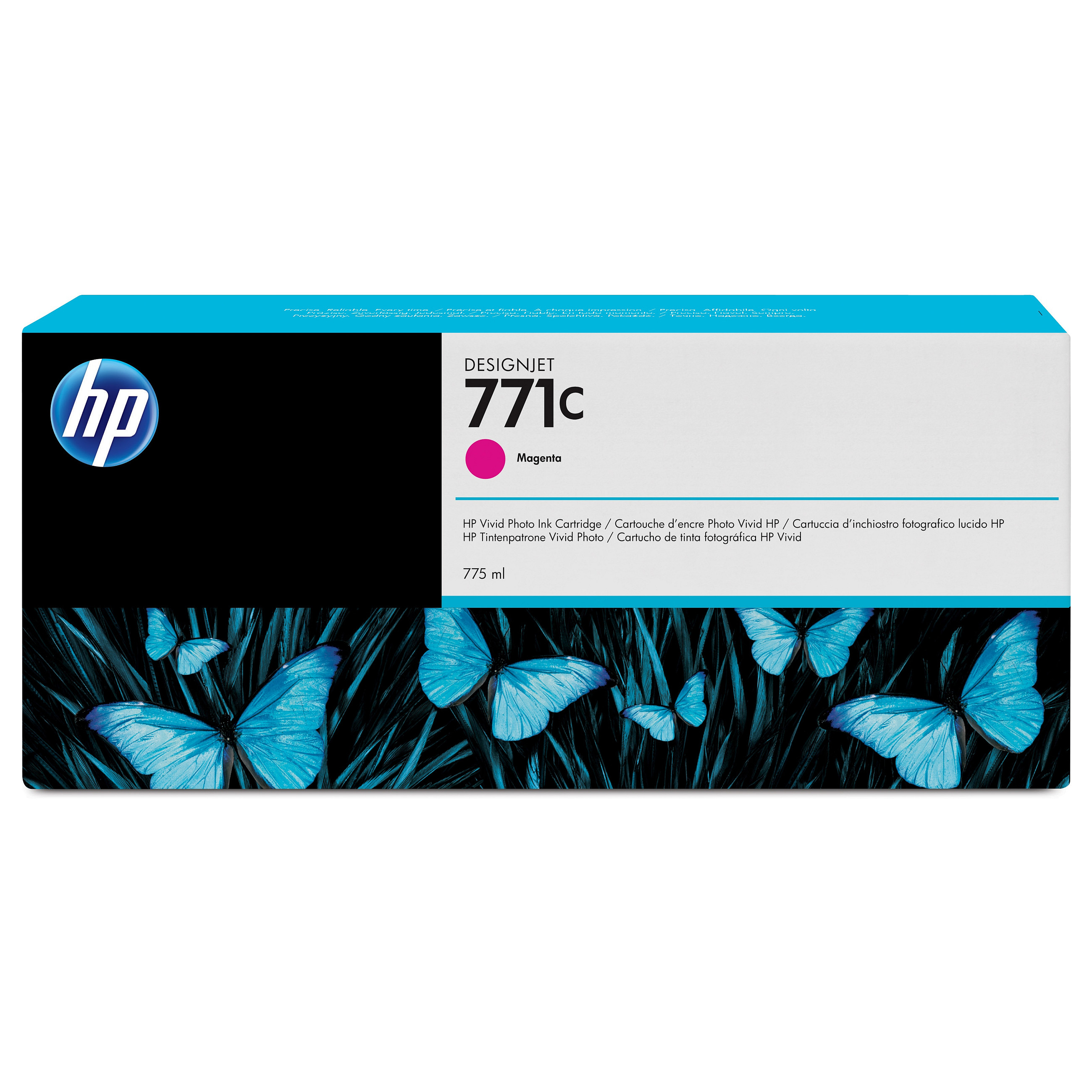 Tinta HP 771C (B6Y09A), magenta, 775ml-0