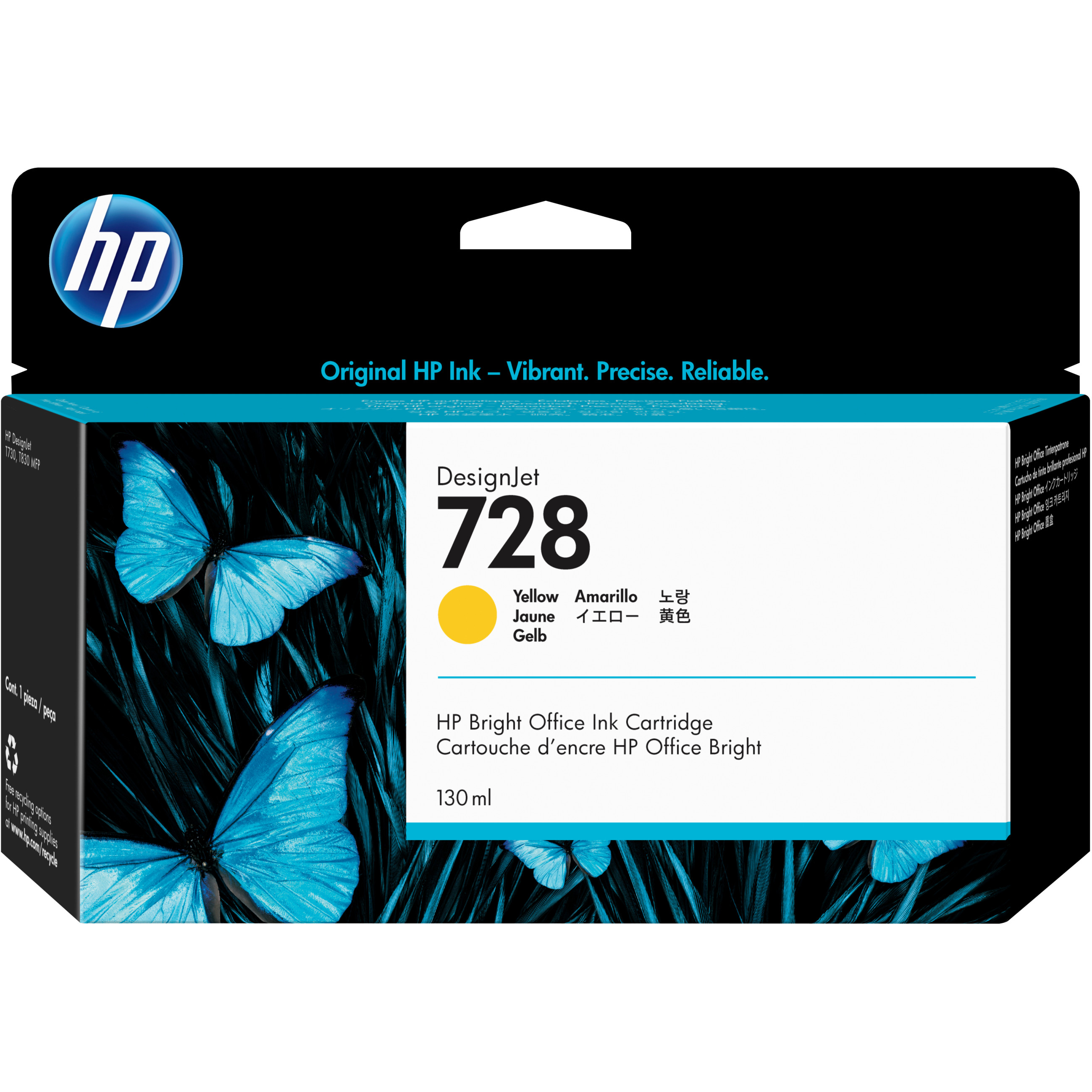 Toner HP 728 žuta boja original DesignJet-1