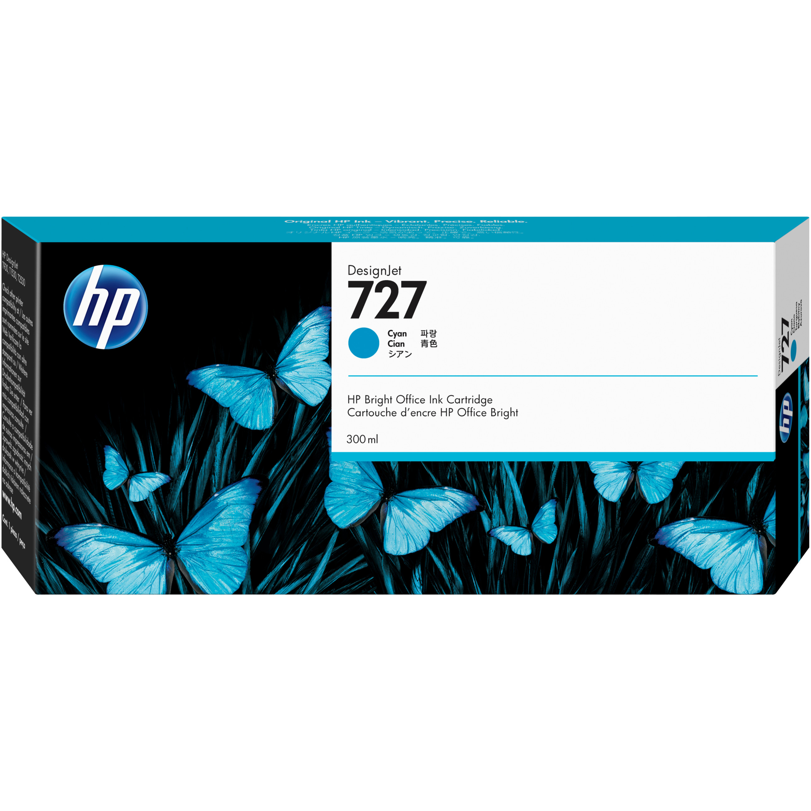 Tinta HP 727 - Visoki kapacitet - cijan - original - DesignJet-1