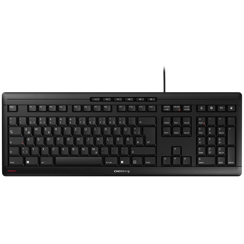 Tipkovnica CHERRY Stream crna-1