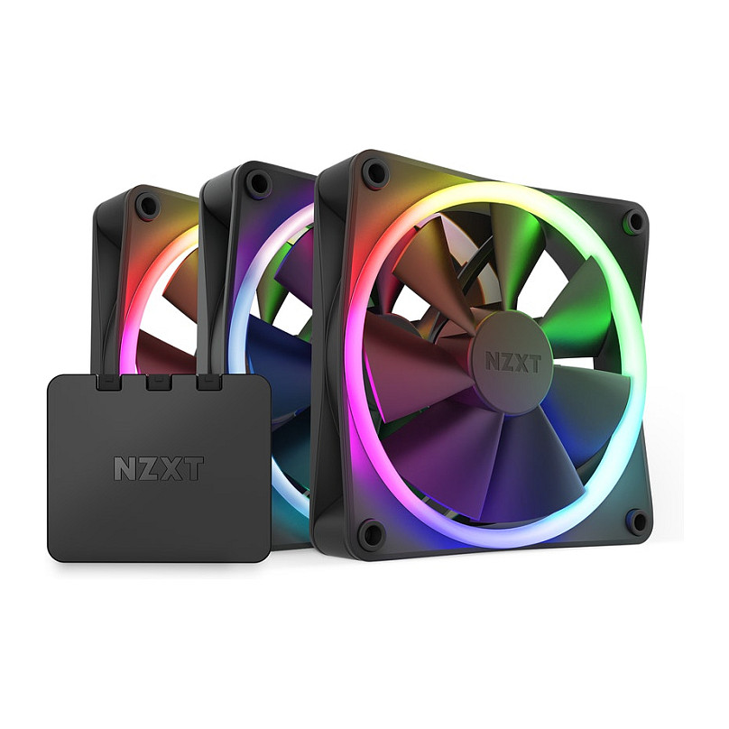 Ventilator NZXT F120 RGB Triple Pack 12 cm Crni 3 kom-1