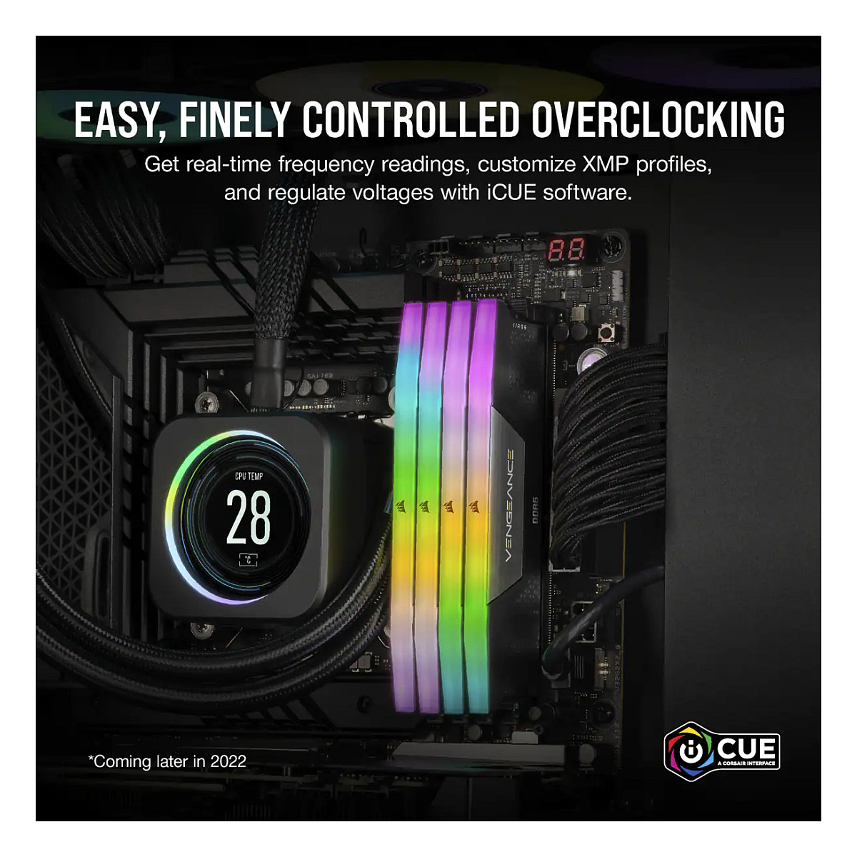 RAM memorija CORSAIR Vengeance RGB (32 GB (2 x 16 GB), DDR5, DIMM 288-pin, 7200 MHz / PC5-57600, unbuffered)-11