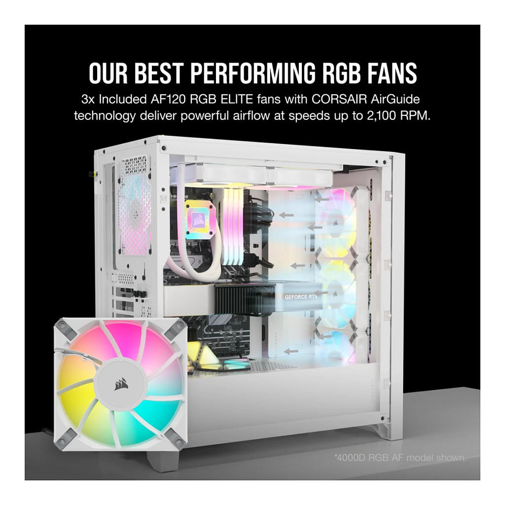 Case Corsair iCUE 5000D RGB Airflow Midi white-4
