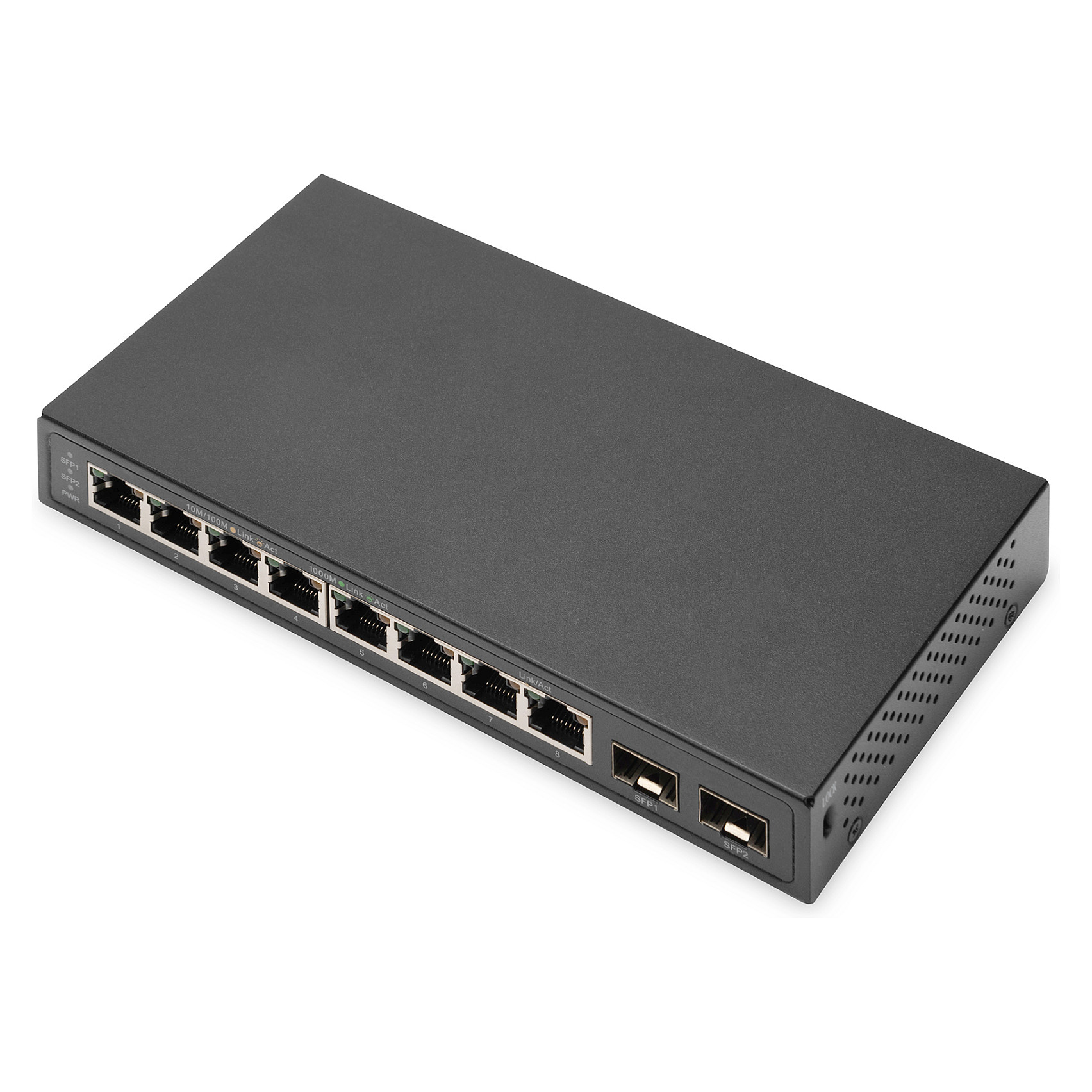 Mrežni switch DIGITUS DN-80114 (8x Gigabit RJ45, 2x SFP)-1