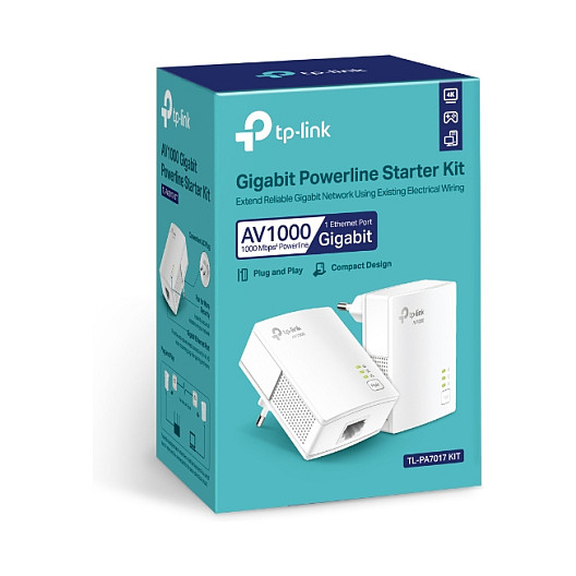 Kit za napajanje preko mreže TP-LINK TL-PA7019 (KIT V1, za utičnicu)-10