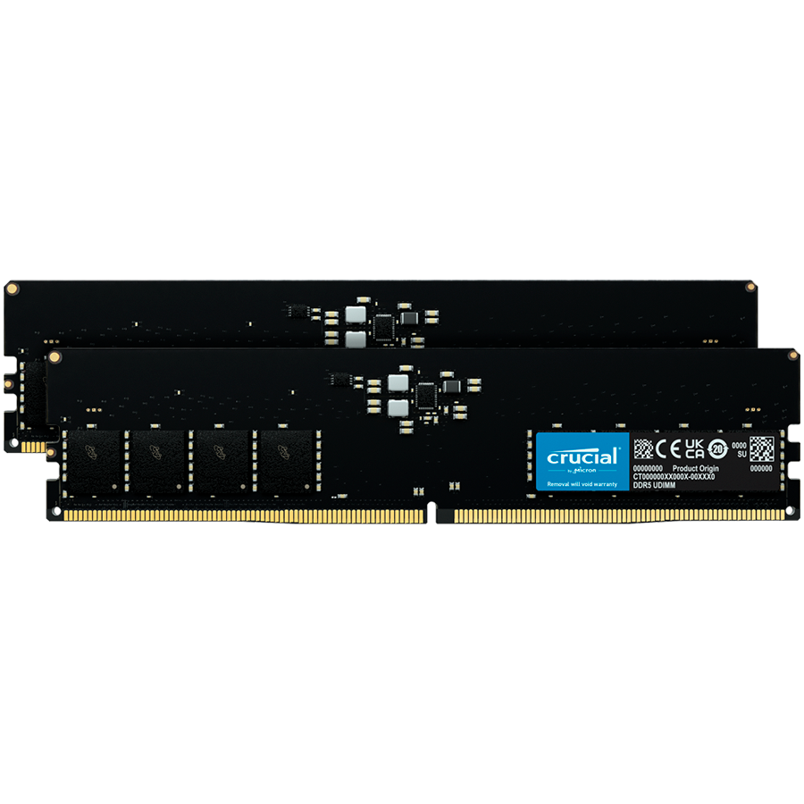 RAM memorija CRUCIAL kit (32 GB: 2 x 16 GB, DDR5, DIMM 288-pin, 5600 MHz / PC5-44800, unbuffered)-2