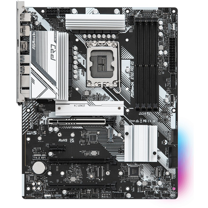 Matična ploča ASROCK Mainboard B760 PRO RS (ATX, utor LGA 1700, Intel B360)-6