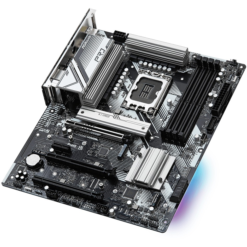 Matična ploča ASROCK Mainboard B760 PRO RS (ATX, utor LGA 1700, Intel B360)-7