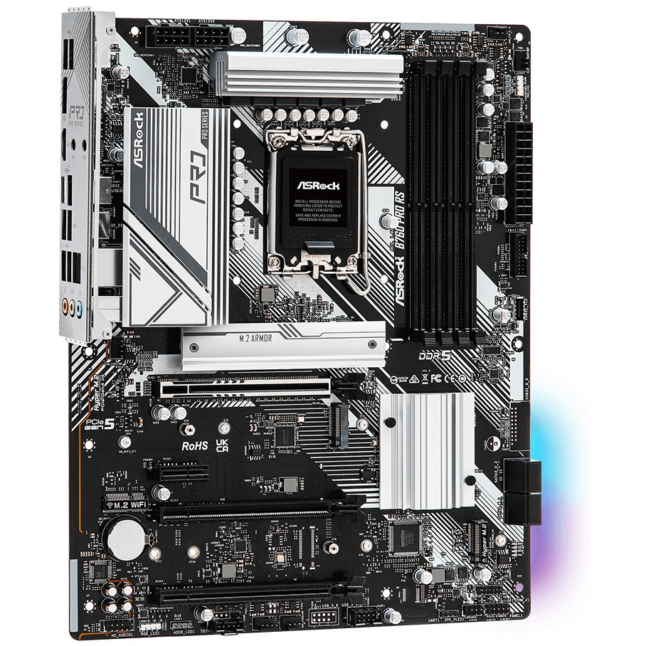 Matična ploča ASROCK Mainboard B760 PRO RS (ATX, utor LGA 1700, Intel B360)-8