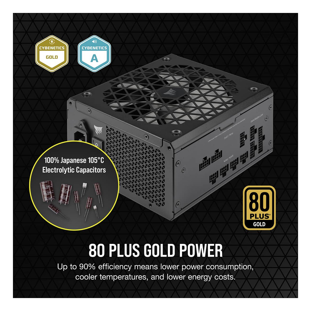 Napajanje CORSAIR Fully Modular ATX Power Supply RMx SHIFT Series (80 PLUS Gold, 750 W)-18