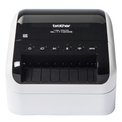 Pisač naljepnica BROTHER P-Touch QL-1110NWB (USB, Ethernet, Wi-Fi, Bluetooth, 4 inča širine ispisa)-1