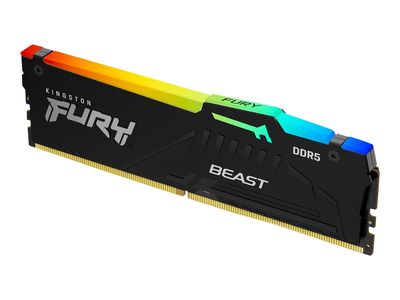 Memorija KINGSTON FURY Beast RGB DDR5 32GB 6000MHz-0