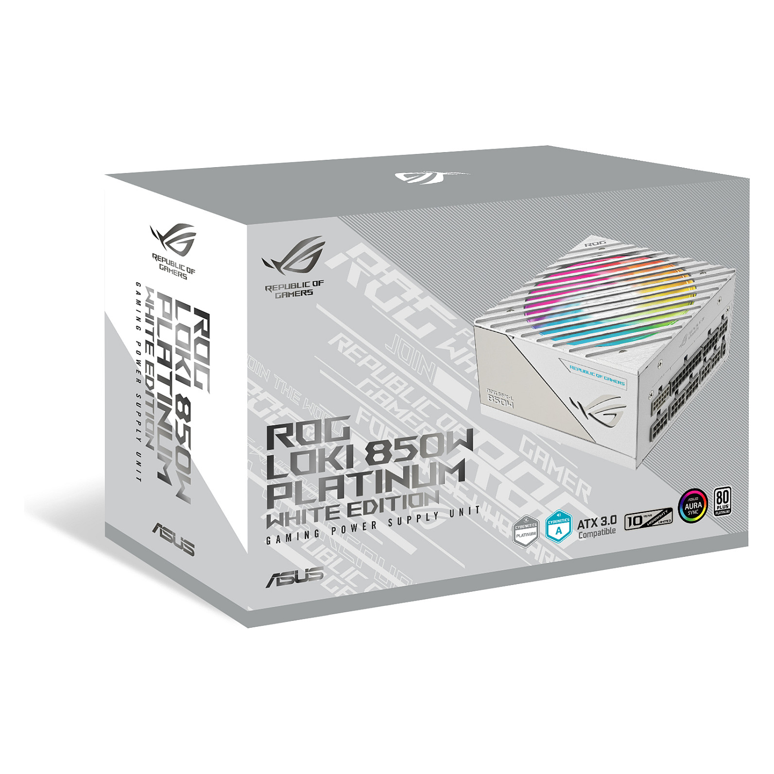 Napajanje ASUS ROG Loki SFX-L 850W Platinum White (jedinica za napajanje 24-pinski ATX, bijela)-5