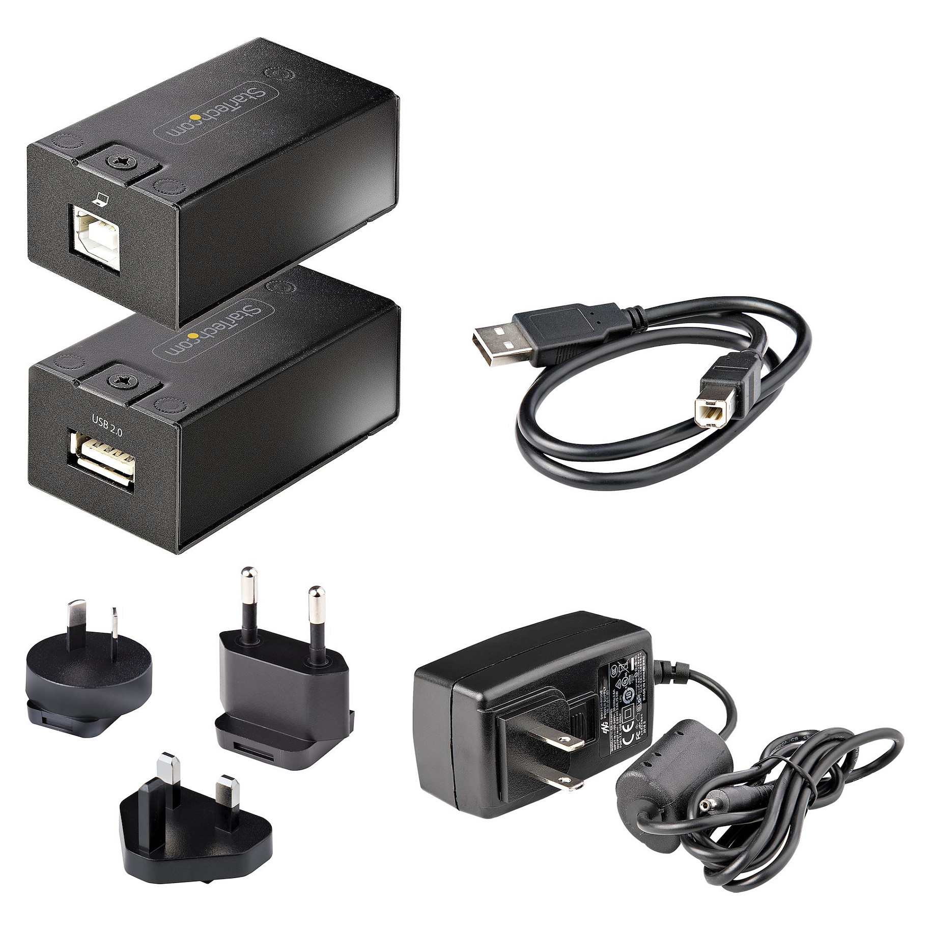 USB ekstender STARTECH.COM USB2001EXT2P (1-port, do 150m preko Cat5e/6, 480 Mbps, metalno kućište)-10