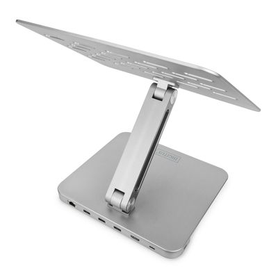 Docking stanica DIGITUS DA-90429 (uključuje stalak za laptop / tablet, USB-C 3,1 Gen 1, HDMI, GigE)-0