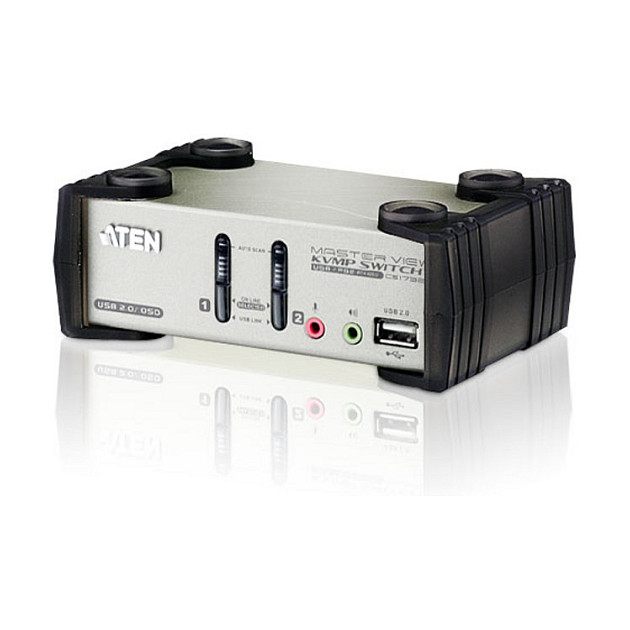 Kvm / audio / USB prekidač ATEN MasterView CS1732B KVMP Switch (2 porta)-0