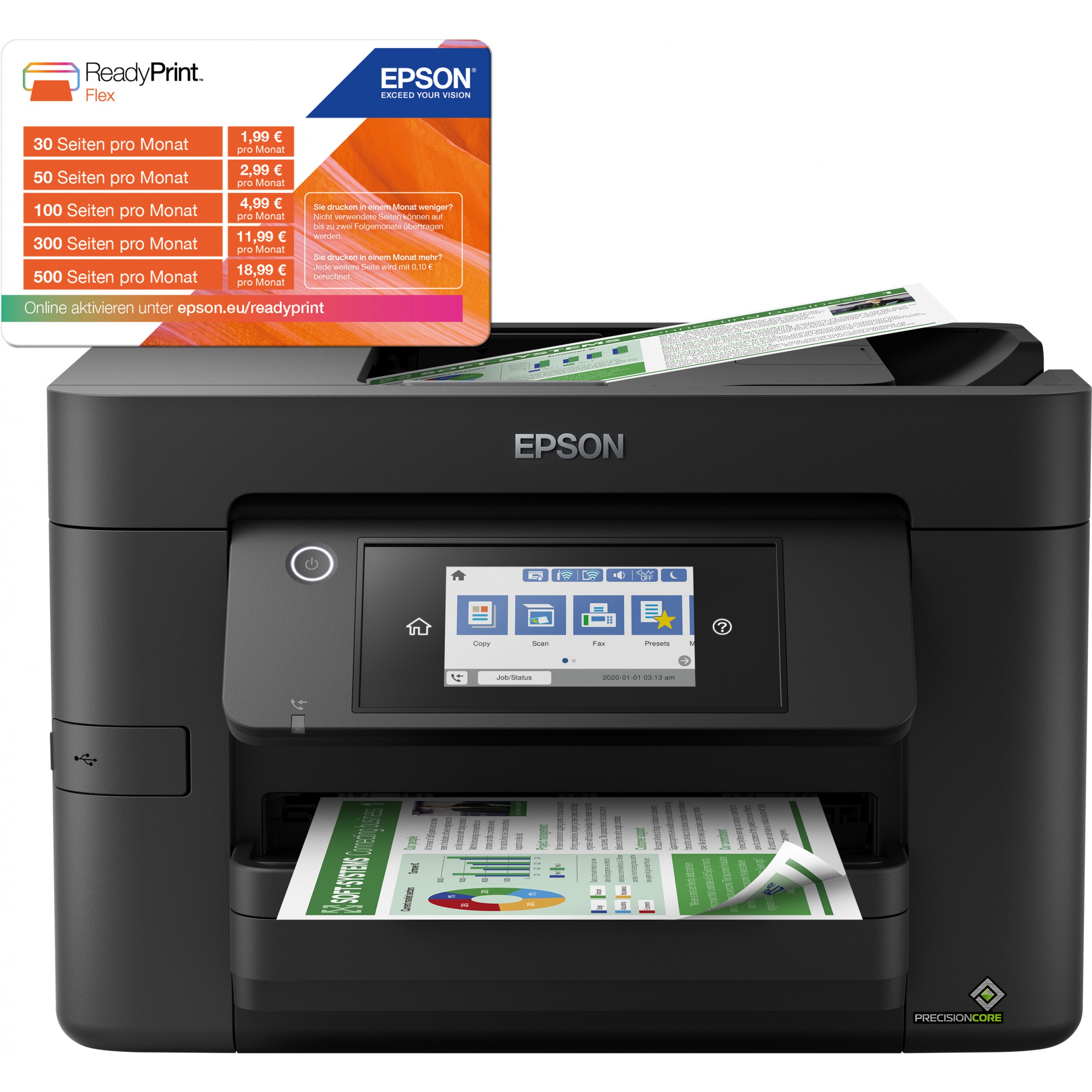 Multifunkcijski pisač EPSON WorkForce Pro WF-4820DWF - boja-12