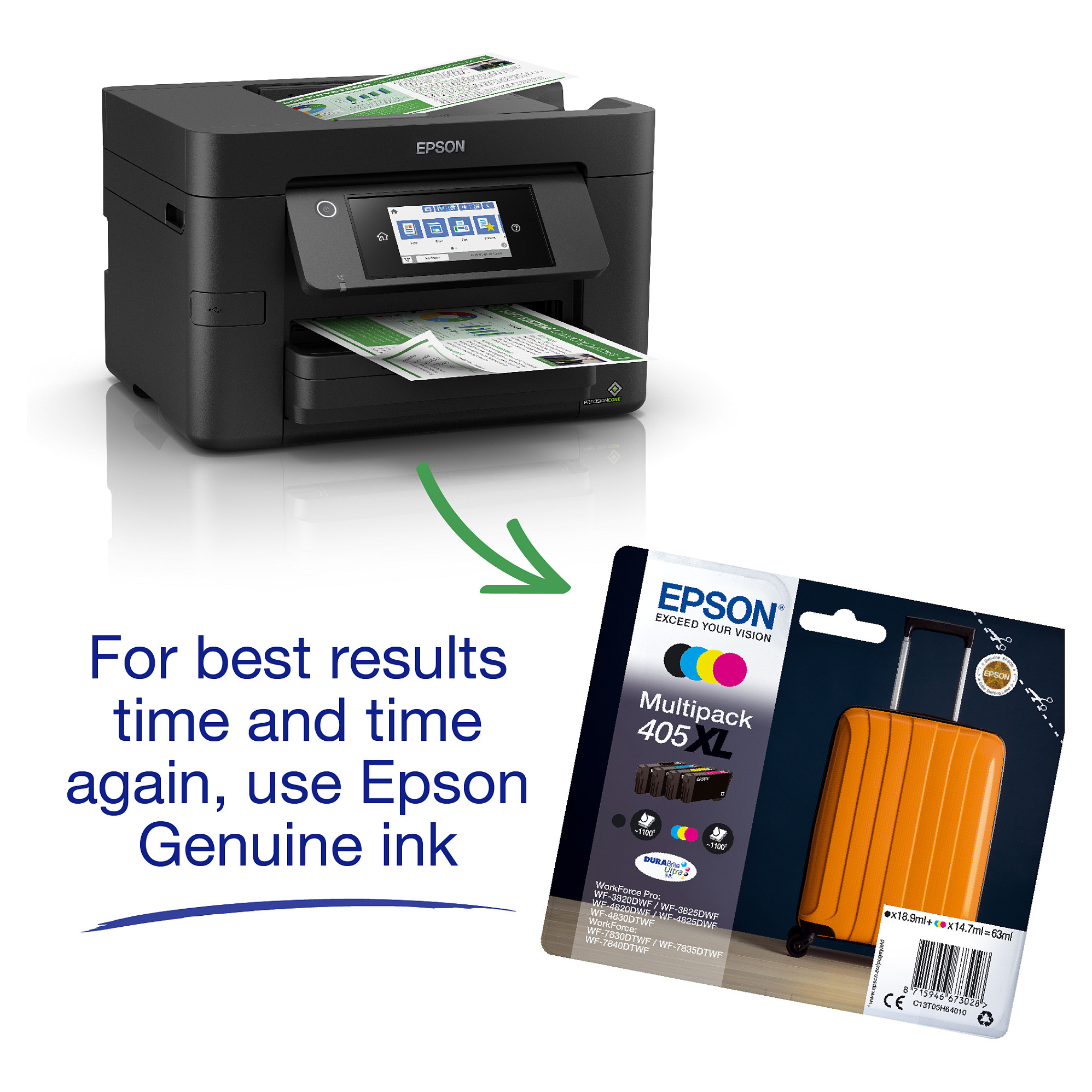 Multifunkcijski pisač EPSON WorkForce Pro WF-4820DWF - boja-18