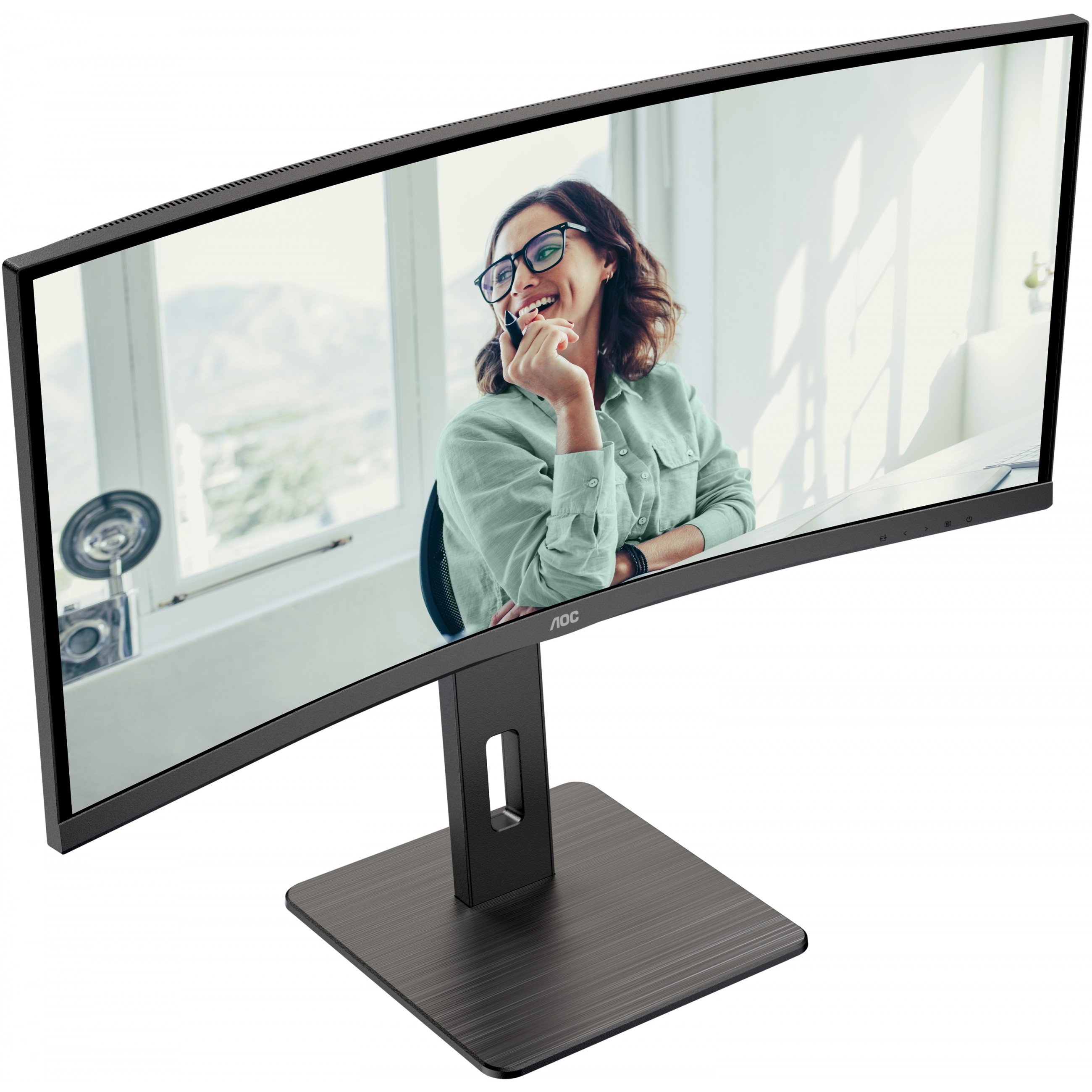 Monitor AOC CU34P3CV (34" VA, 100Hz, 3440x1440 UWQHD, zakrivljeni) crni-28
