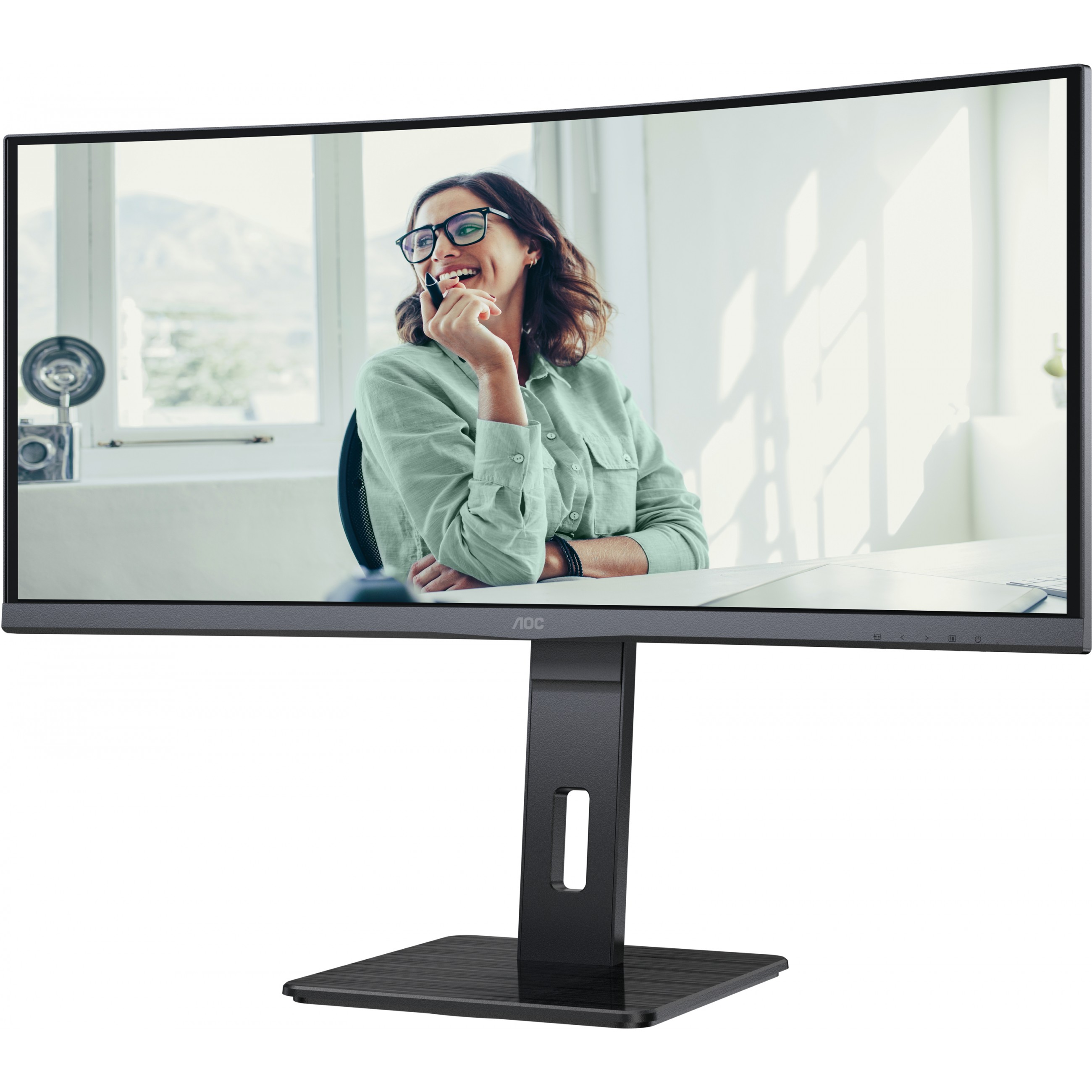 Monitor AOC CU34P3CV (34" VA, 100Hz, 3440x1440 UWQHD, zakrivljeni) crni-31