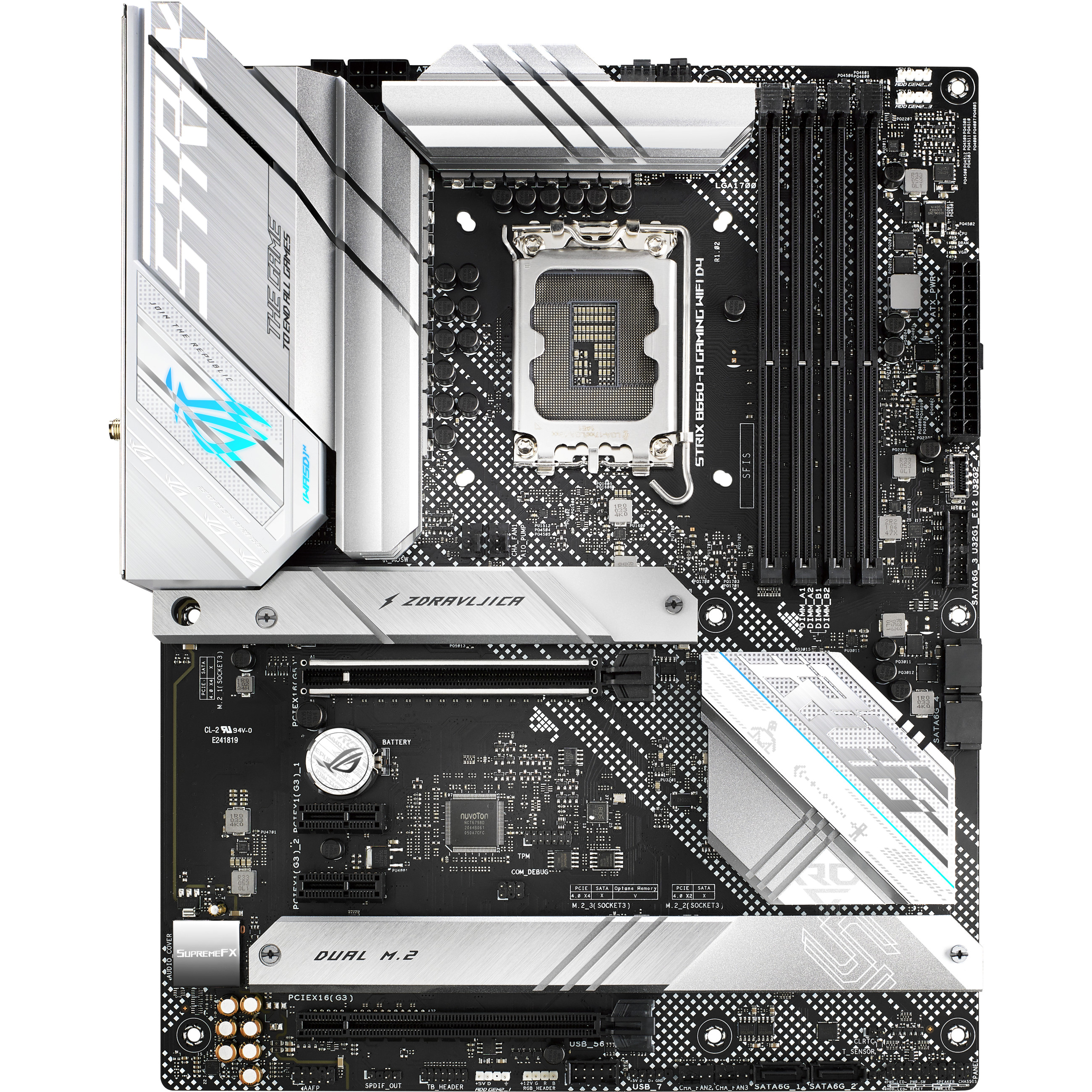Matična ploča ASUS ROG STRIX B660-A GAMING WIFI D4 (ATX, LGA1700 Socket, B660, WiFi)-1