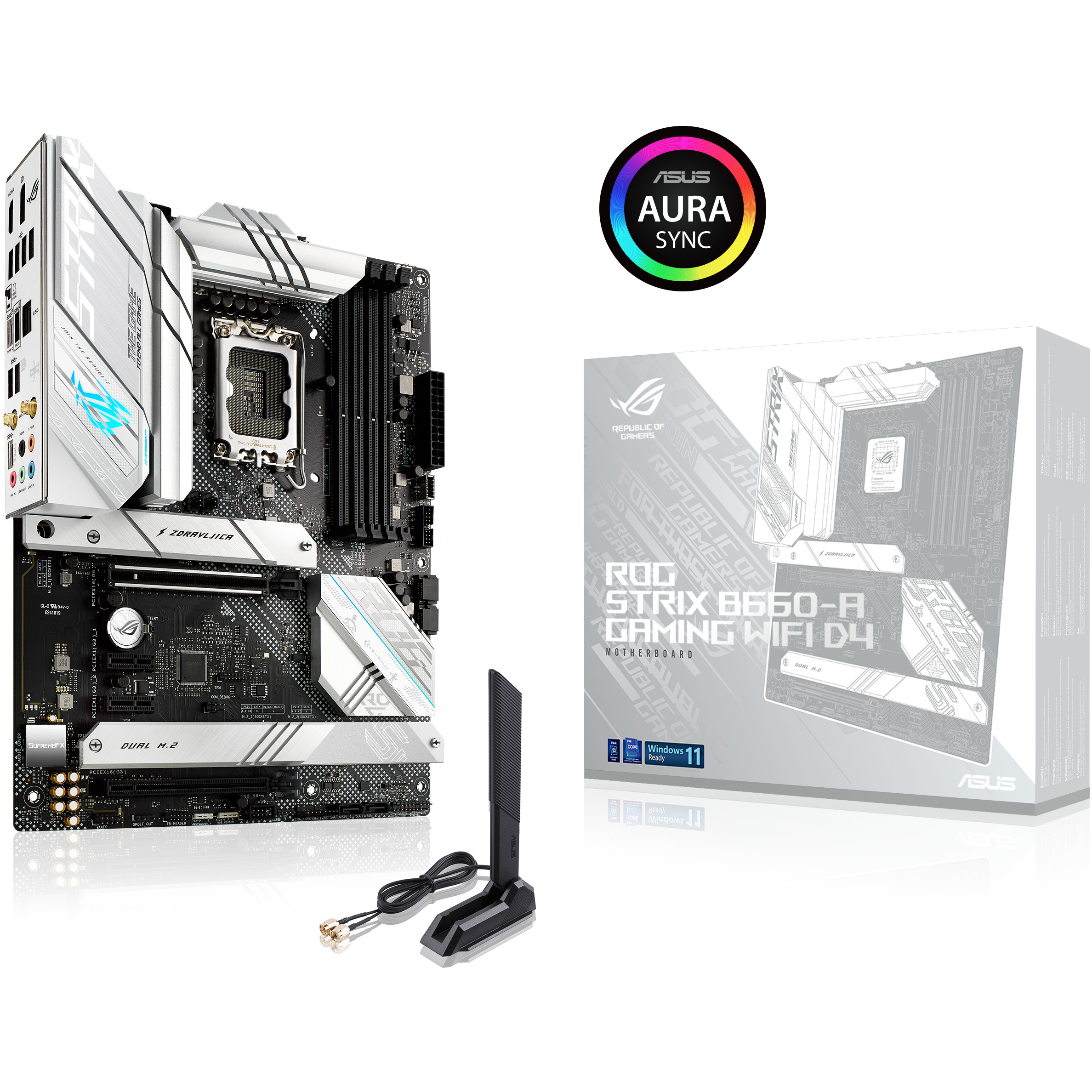 Matična ploča ASUS ROG STRIX B660-A GAMING WIFI D4 (ATX, LGA1700 Socket, B660, WiFi)-2