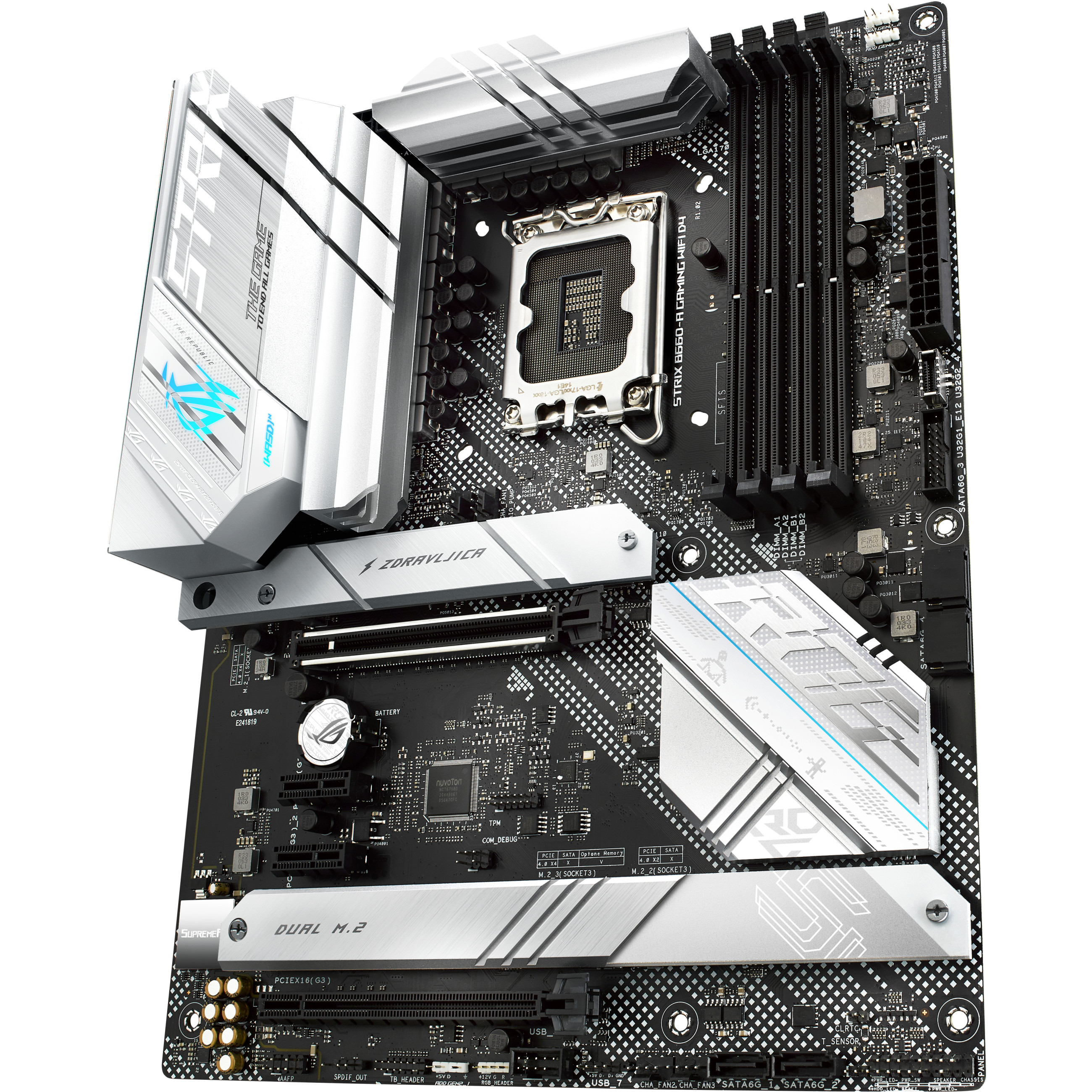 Matična ploča ASUS ROG STRIX B660-A GAMING WIFI D4 (ATX, LGA1700 Socket, B660, WiFi)-3