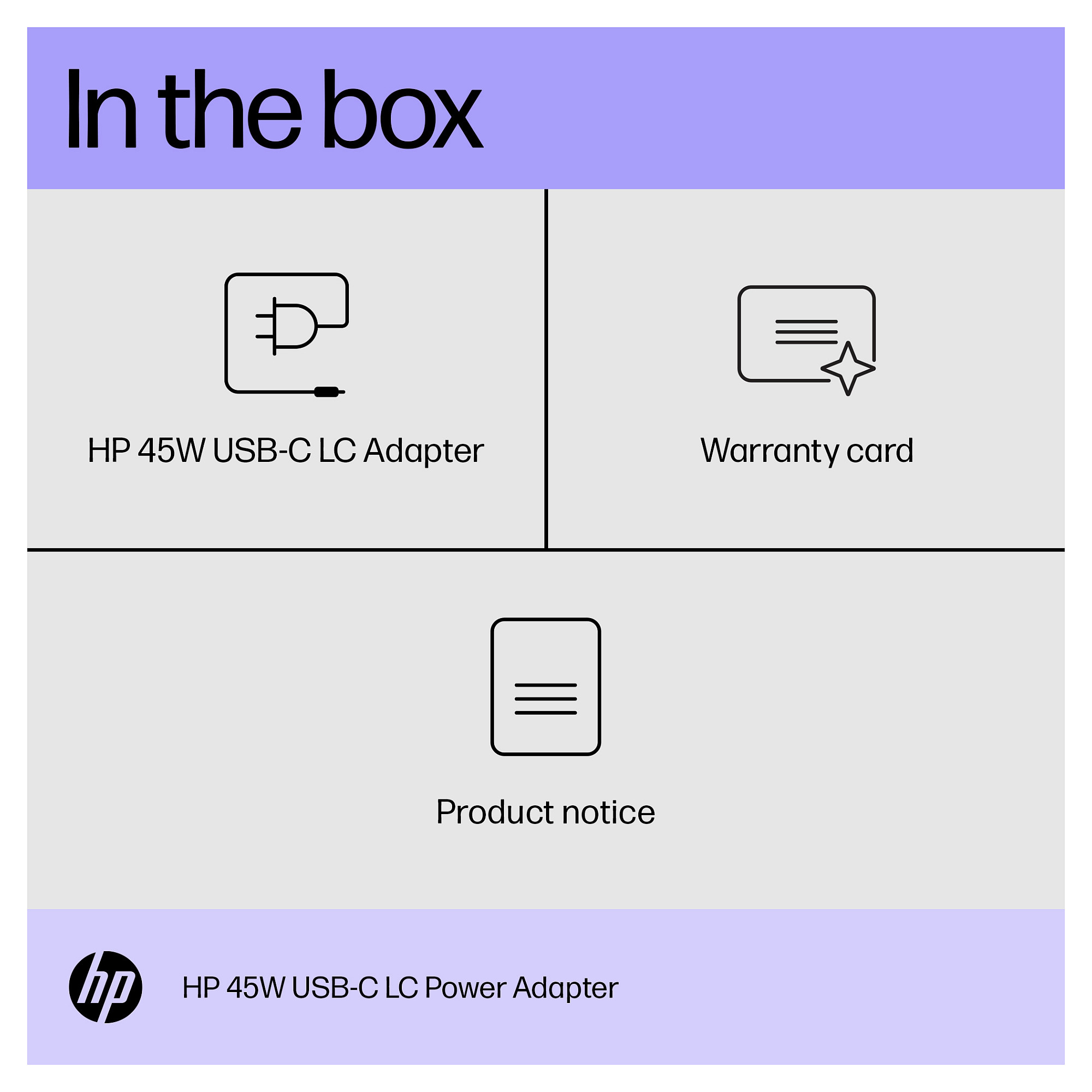 Adapter HP USB-C LC 45 Watt-6