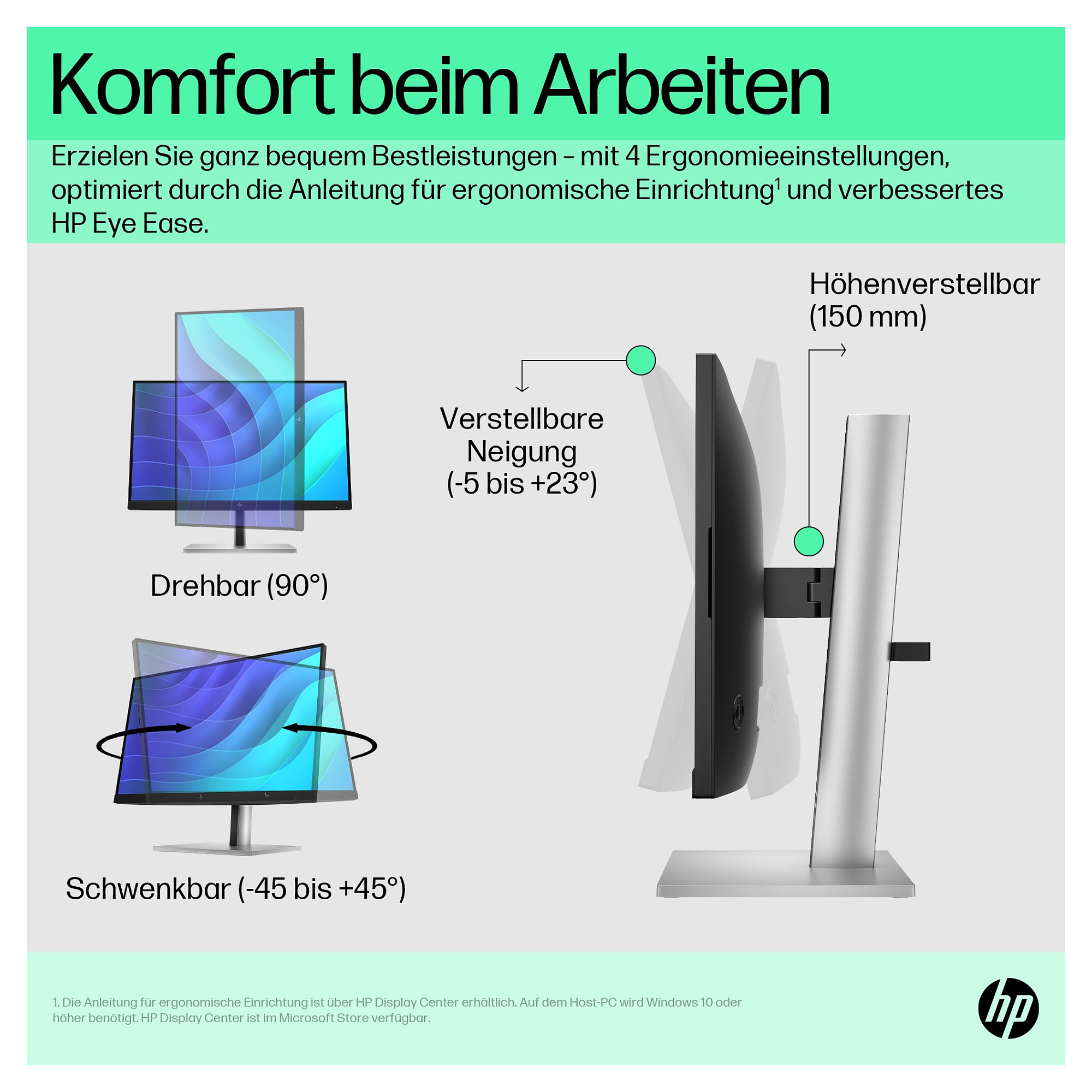Monitor HP E22 G5 (21.5", 1920 x 1080 Full HD, LED)-13